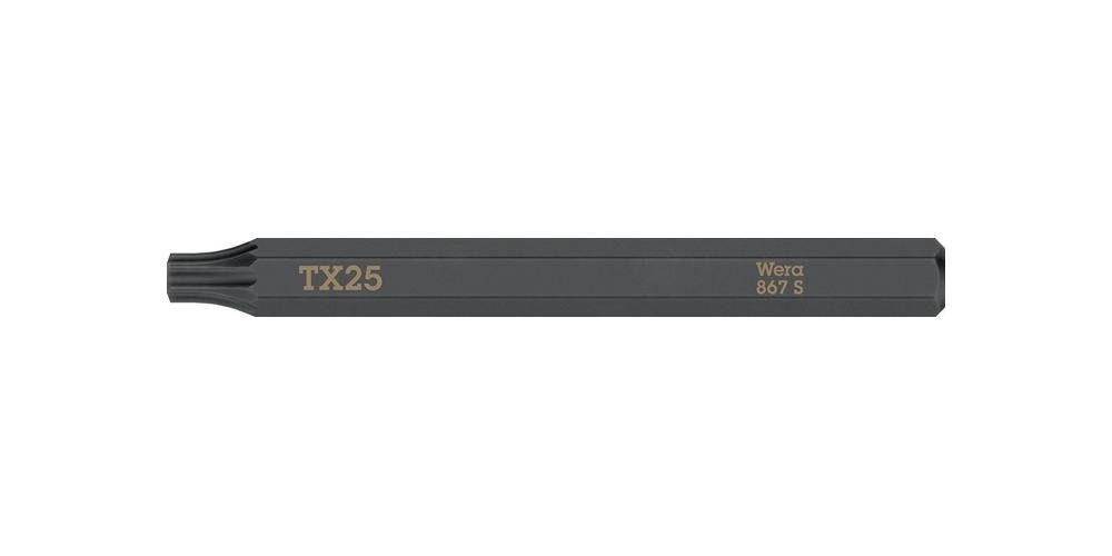 Wera Bit-Set Bit 867 S TORX 25 x 70 mm 1/4 ″ TORX 25 Länge 70 mm