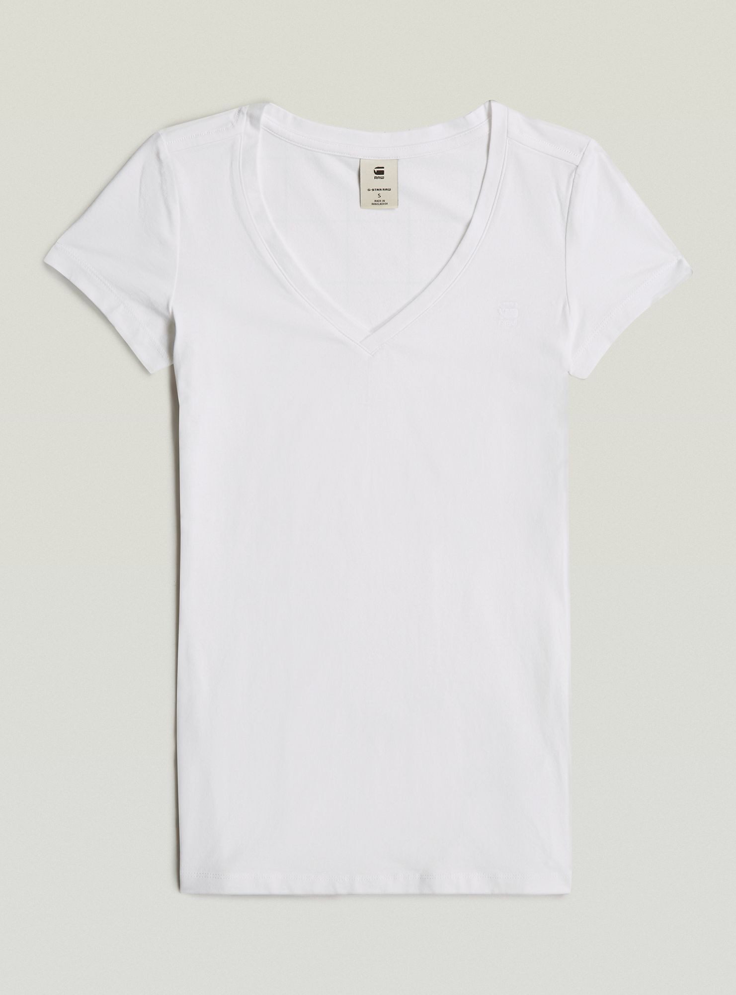 G-STAR T-Shirt Base V-Neck Cap Top – Bild 2 von 5