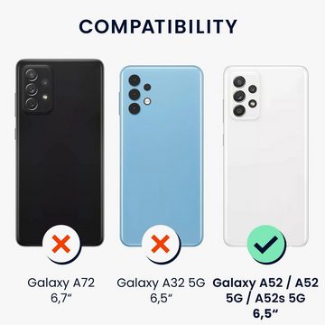 kwmobile Handyhülle Case für Samsung Galaxy A52 / A52 5G / A52s 5G, Hülle Silikon metallisch schimmernd - Handyhülle Cover
