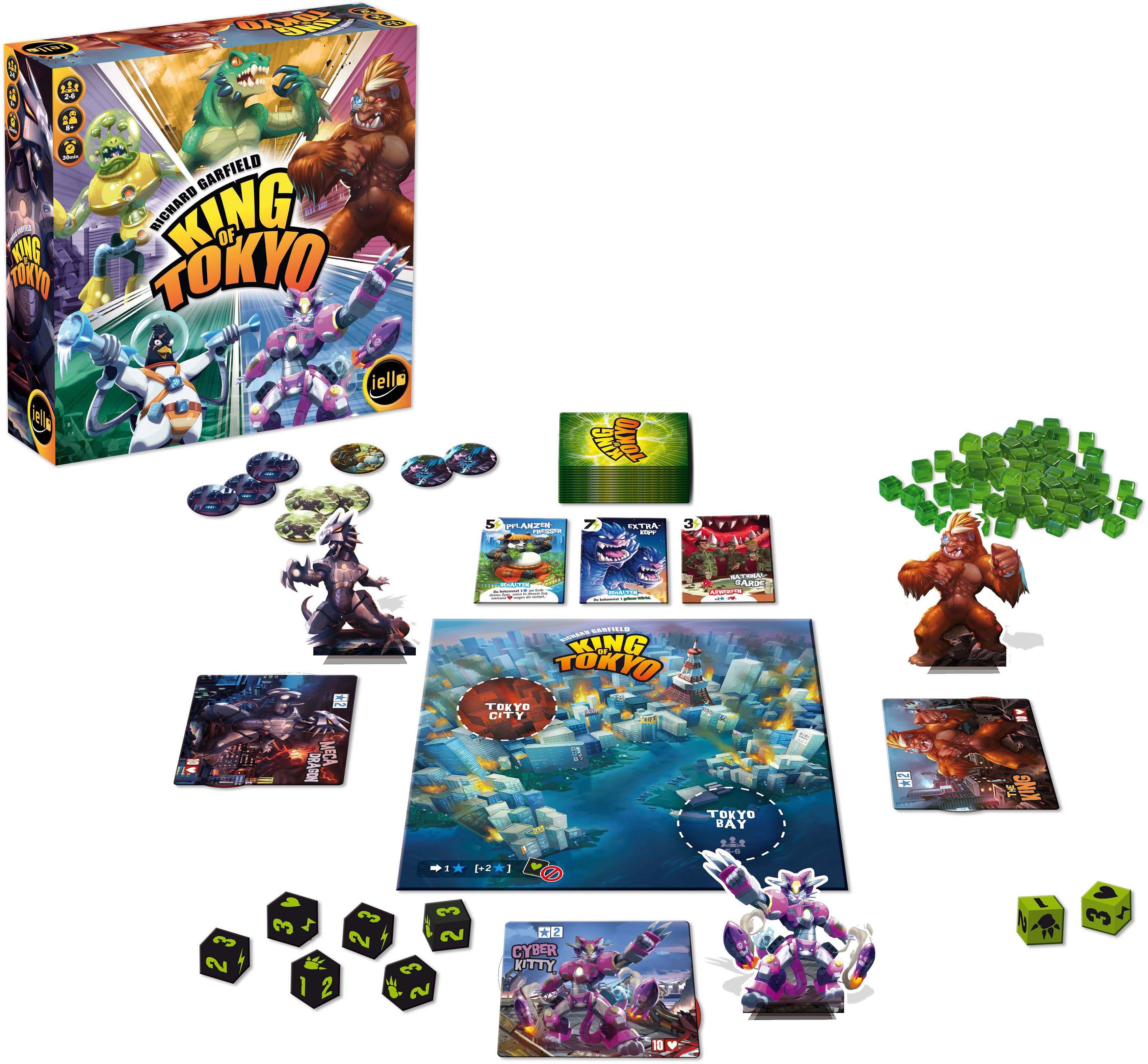 iello Spiel, Gesellschaftsspiel King of Tokyo