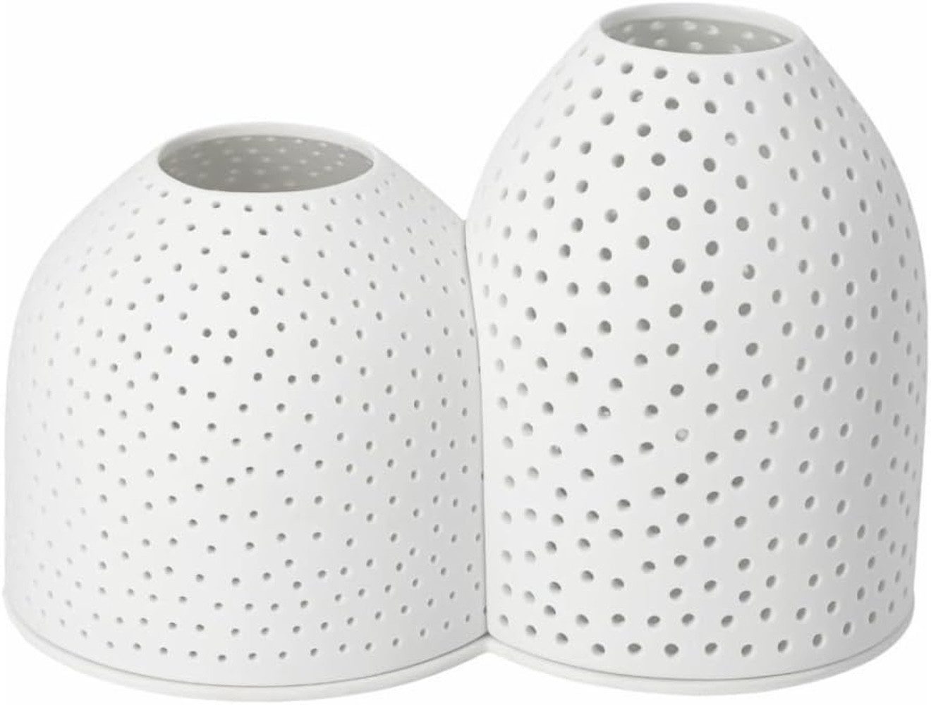 Räder Design Teelichthalter räder Himmelszelt Lichter Set aus Porzellan in weiß