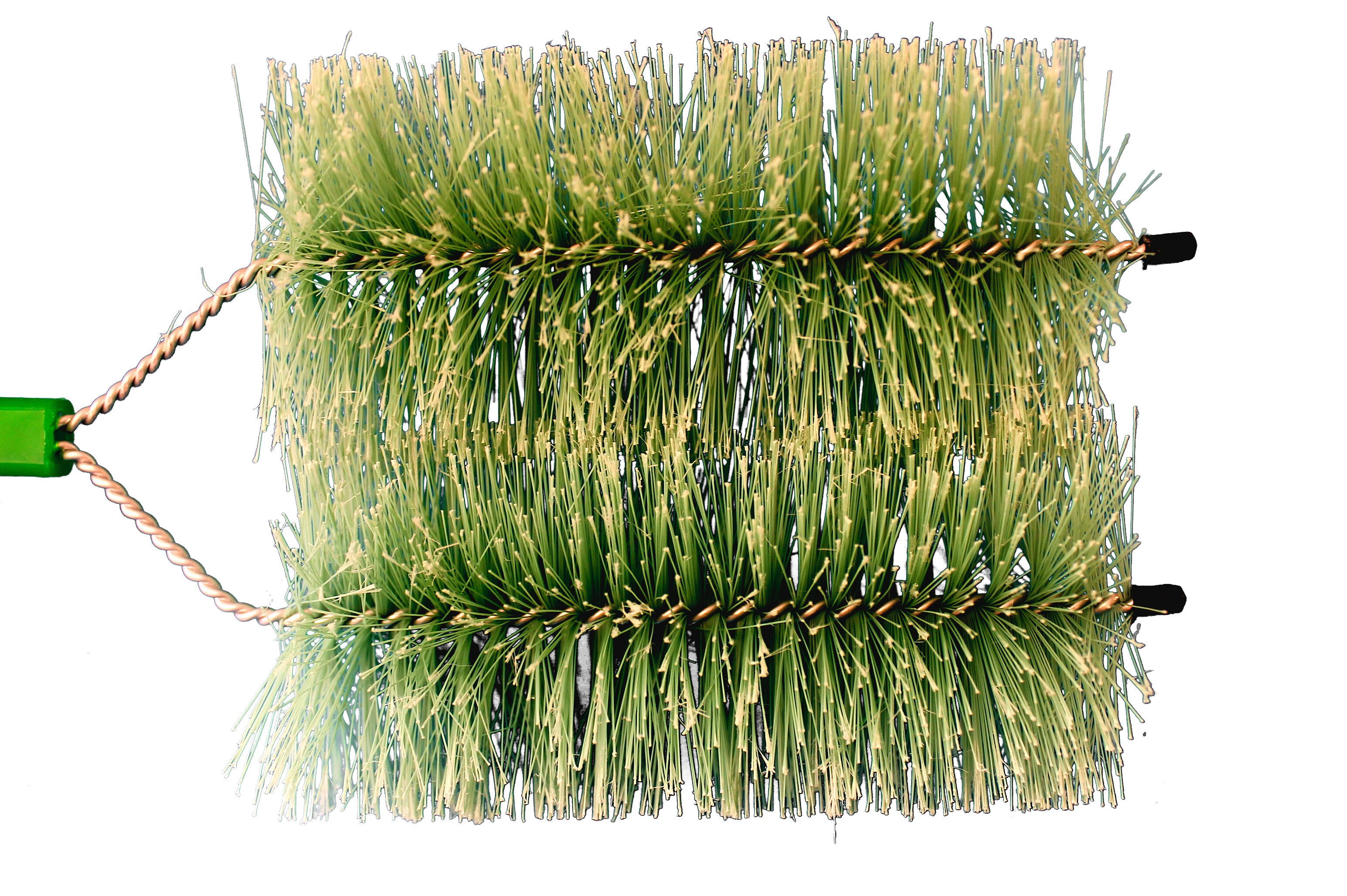 Poller GmbH Vogtland Papierhandtuch HEIZKÖRPERBÜRSTE U-FORM, Kunsthaar, m. Plastikgriff