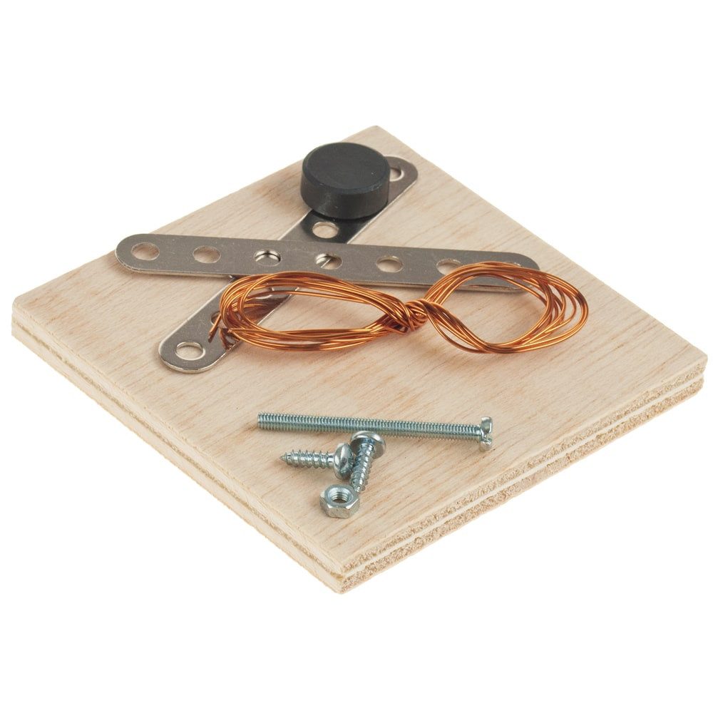 matches21 HOME & HOBBY Elektromotor Magnetfeld Bausatz 12 J. Holzbaukasten