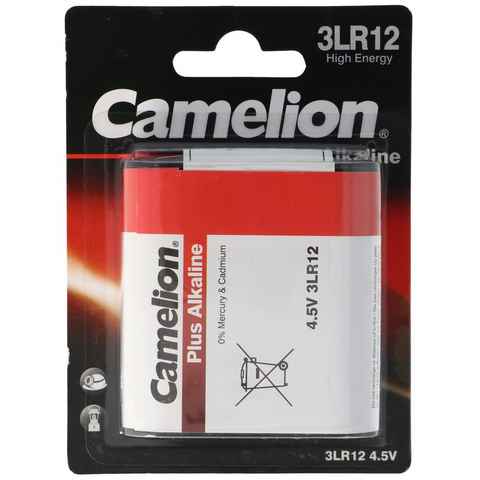 Camelion 3LR12 4.5 Volt Flachbatterie maximal 3000mAh, Abmessungen ca. 65,0 x Batterie, (4,5 V)