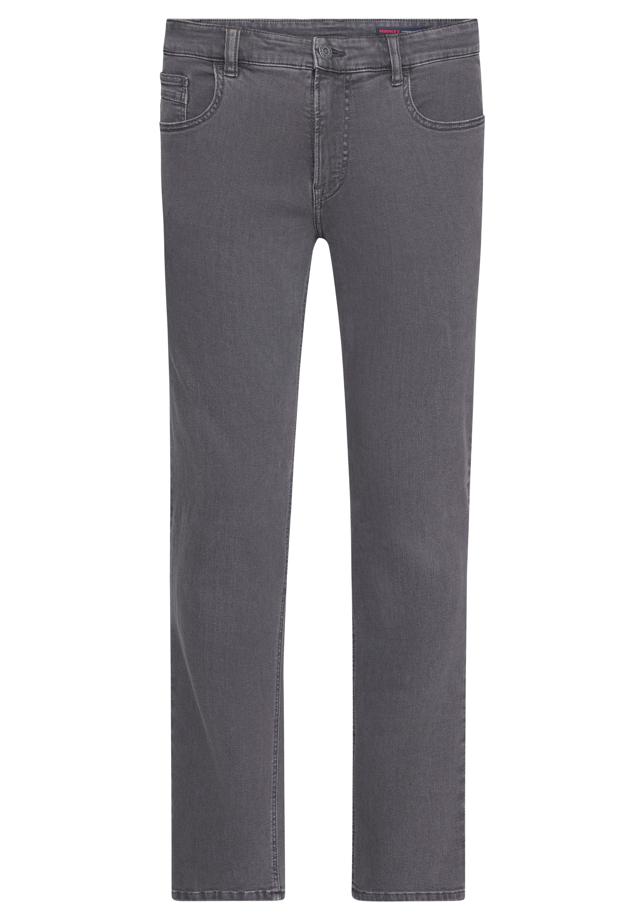 Paddock's Slim-fit-Jeans PIPE Graue Jeans mit Stretch günstig online kaufen