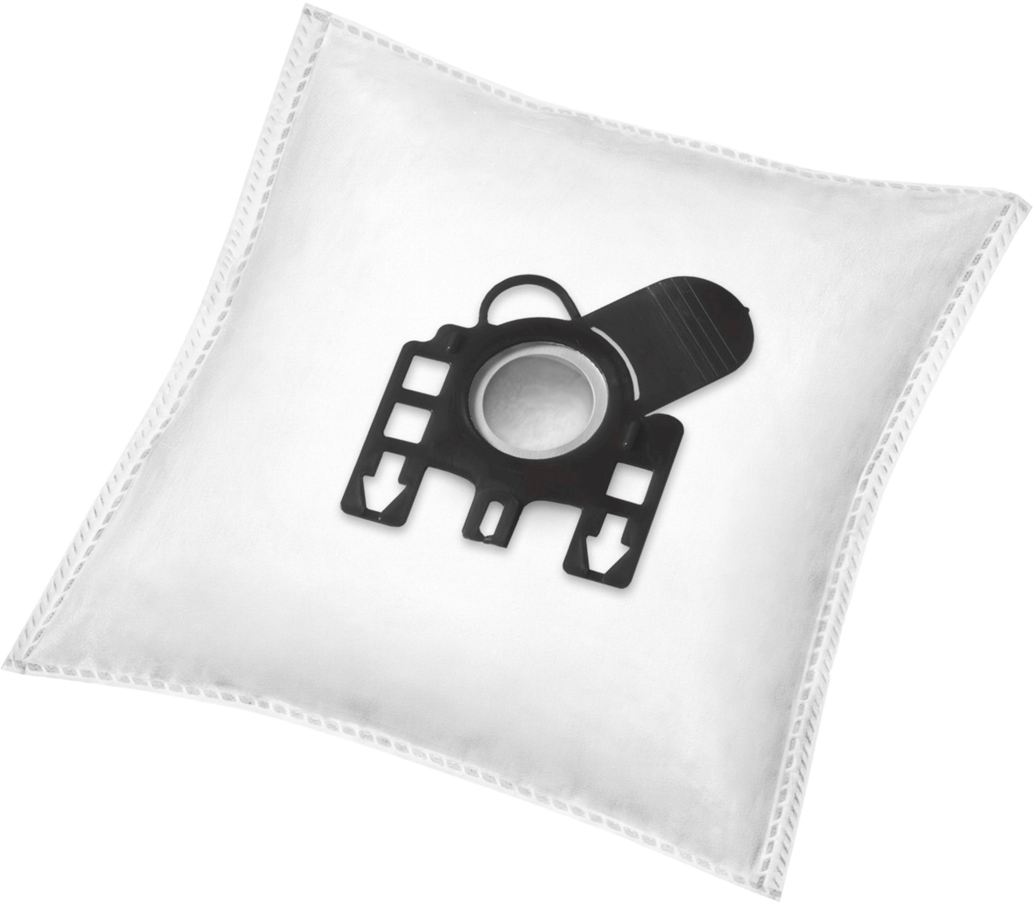 Hanseatic Staubsaugerbeutel 10er- Pack, passend für HANSEATIC Staubsauger / MIELE S4 / S6 -Baureihen / S4210 / S6210 / Compact C1 und HOOVER Telios Plus TE70_TE75, mit Kunststoffflansch und Hygiene-Klapp-Verschluss