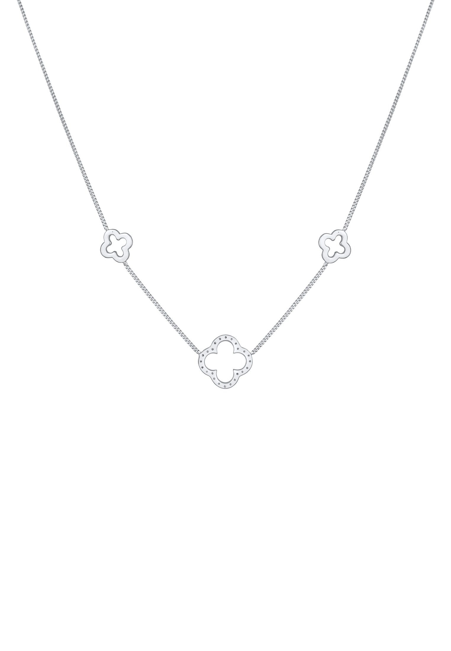 Elli Kette mit Anhänger Kleeblatt Glück günstig online kaufen