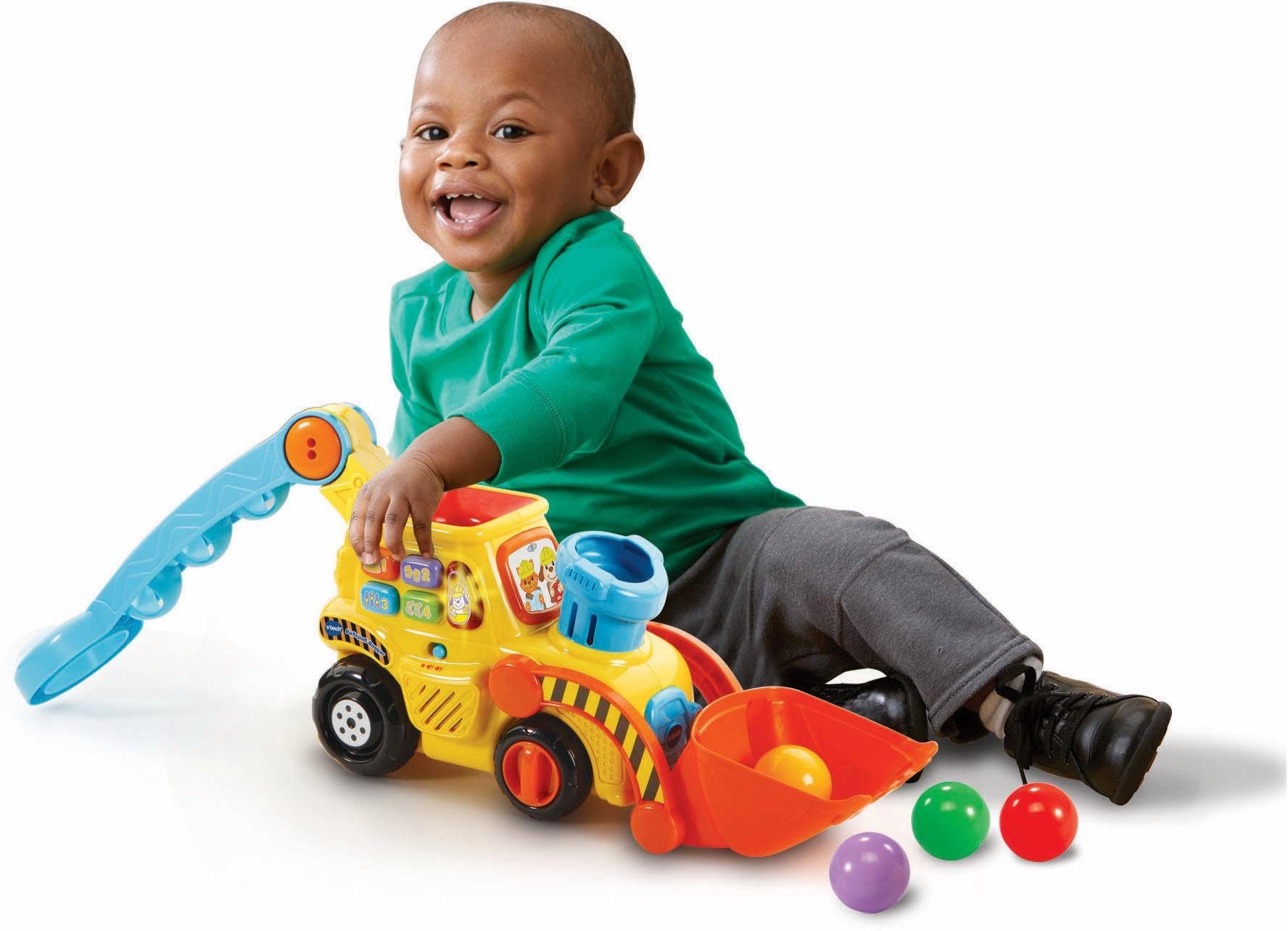 Vtech® Spielzeug-Bagger VTechBaby, Ballspaß Bagger, zum Schieben günstig online kaufen