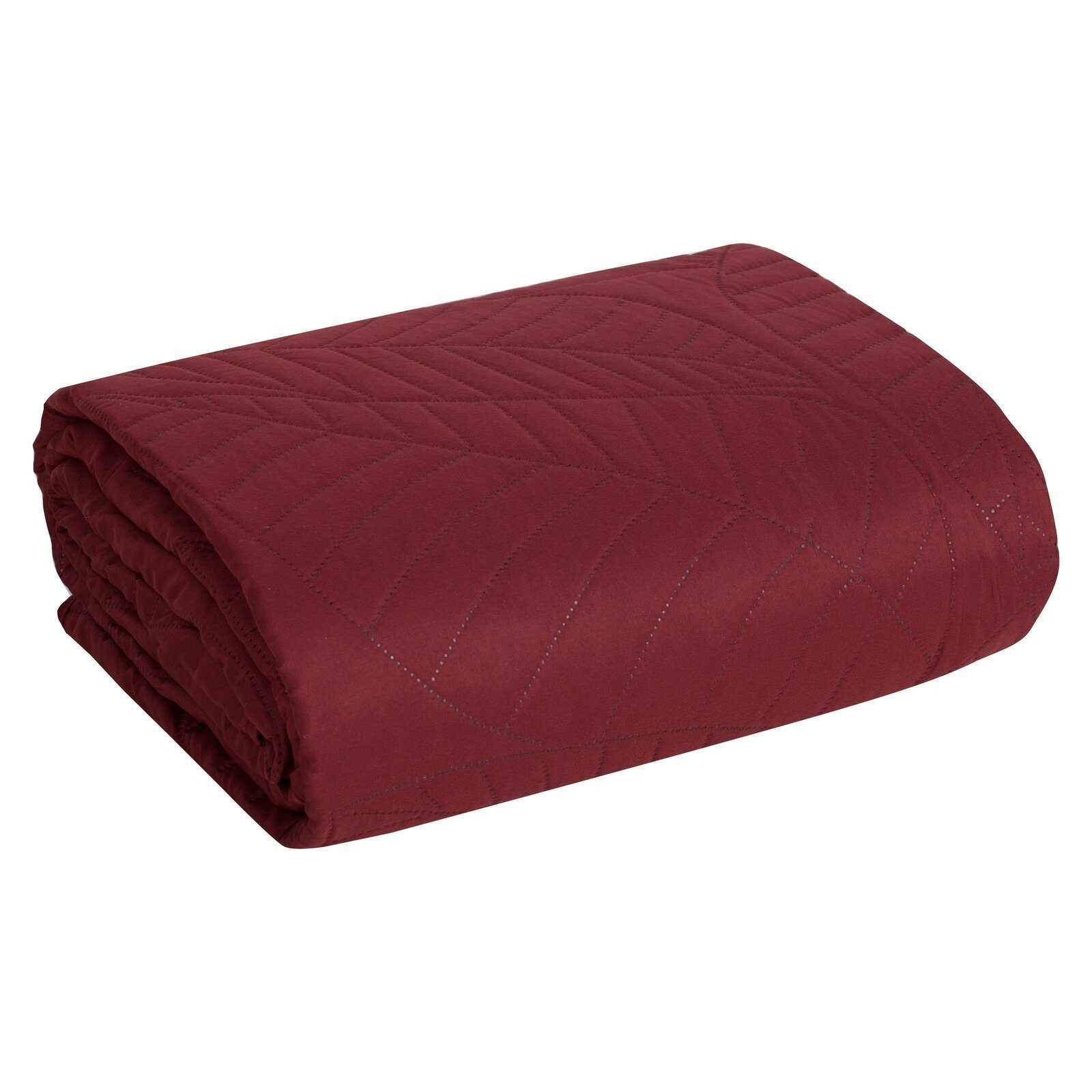 Tache Merlot-Decke 160 X 214 Cm – Superweich, Sherpa-Überwurf In Dunkelrot, Waschbar