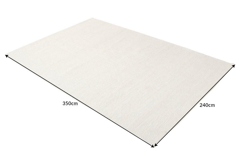 riess-ambiente Teppich WOOL XXL 350x240cm hellbeige, rechteckig, Höhe: 10 mm, Wohnzimmer · Wolle · Mischgewebe · XXL · Landhausstil. € 299,95