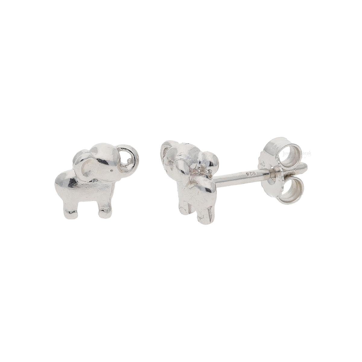 White Sense Paar Ohrstecker White Sense Ohrstecker 925/000 Sterling Silber Elefant 4.01.3.839 (kein Set, 2-tlg., inkl. edelm Schmucketui)