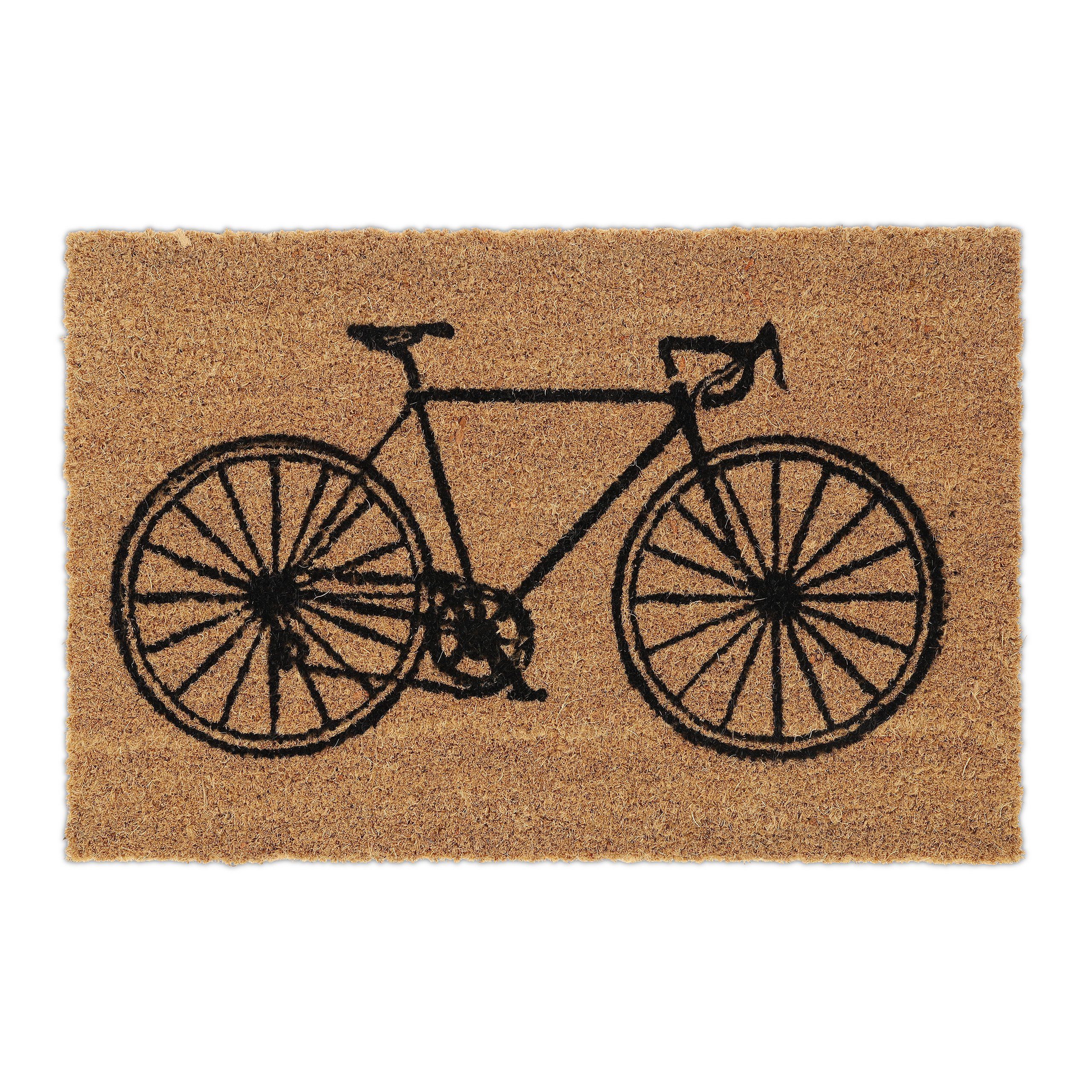 relaxdays Fußmatte Fahrrad 40 x 60 cm, Höhe: 15 mm günstig online kaufen