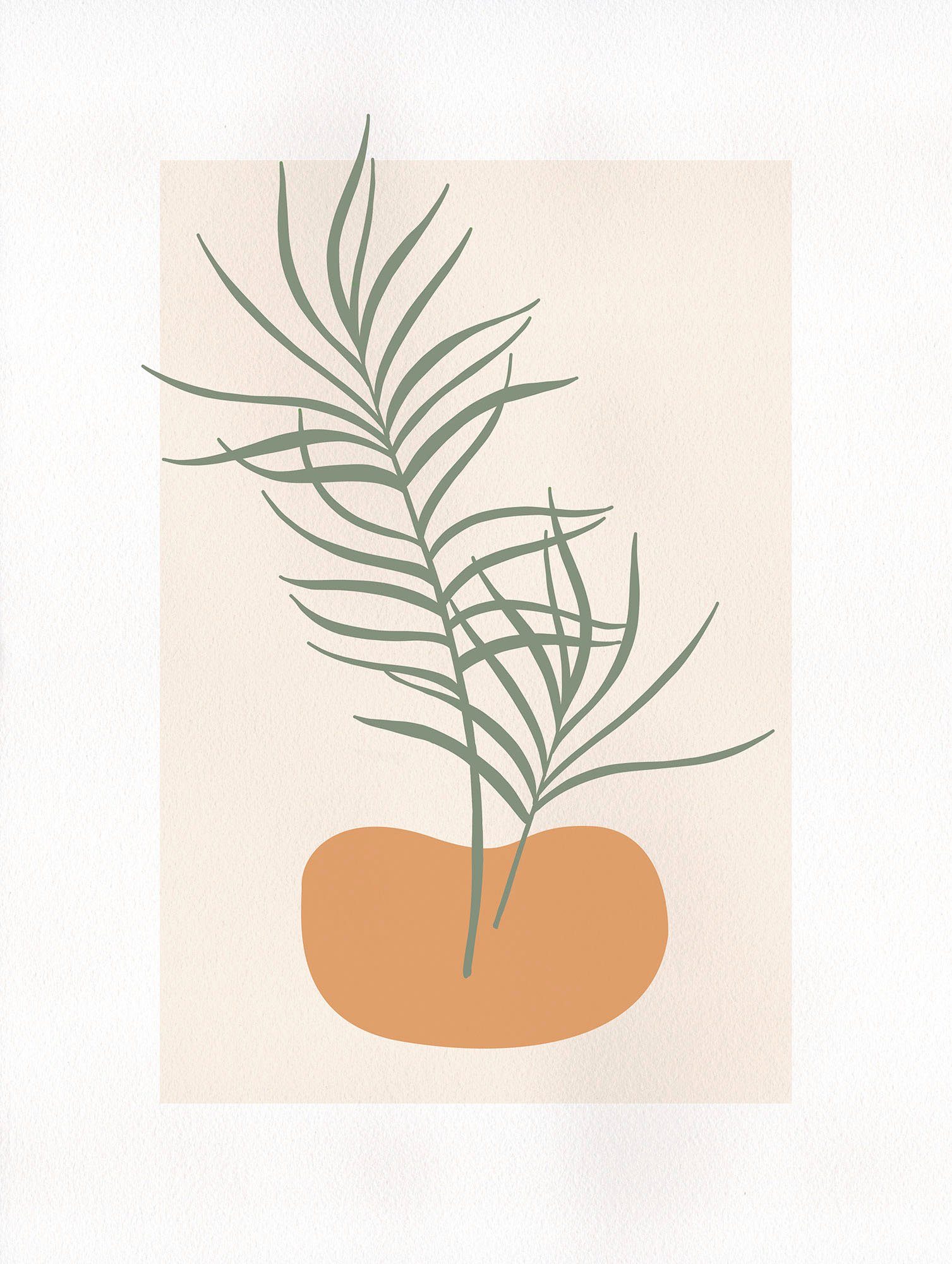 Komar Bild Tangerine Feeling, Natur (1 St), Wandbild zur Dekoration - ohne Rahmen