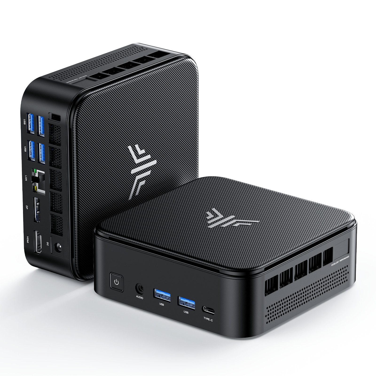 NiPoGi E3B Mini-PC (AMD AMD Ryzen 5 7430U, 32 GB RAM, 512 GB SSD, Luftkuhlung, 16GB DDR4, Windows 11 pro, 512GB SSD)