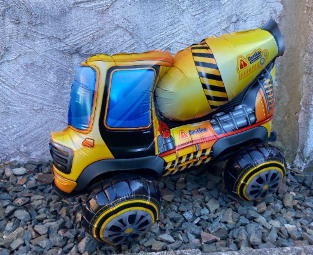 Auto Geburtstagsballons 6 Jahre - Folienballons Set Kindergeburtstag