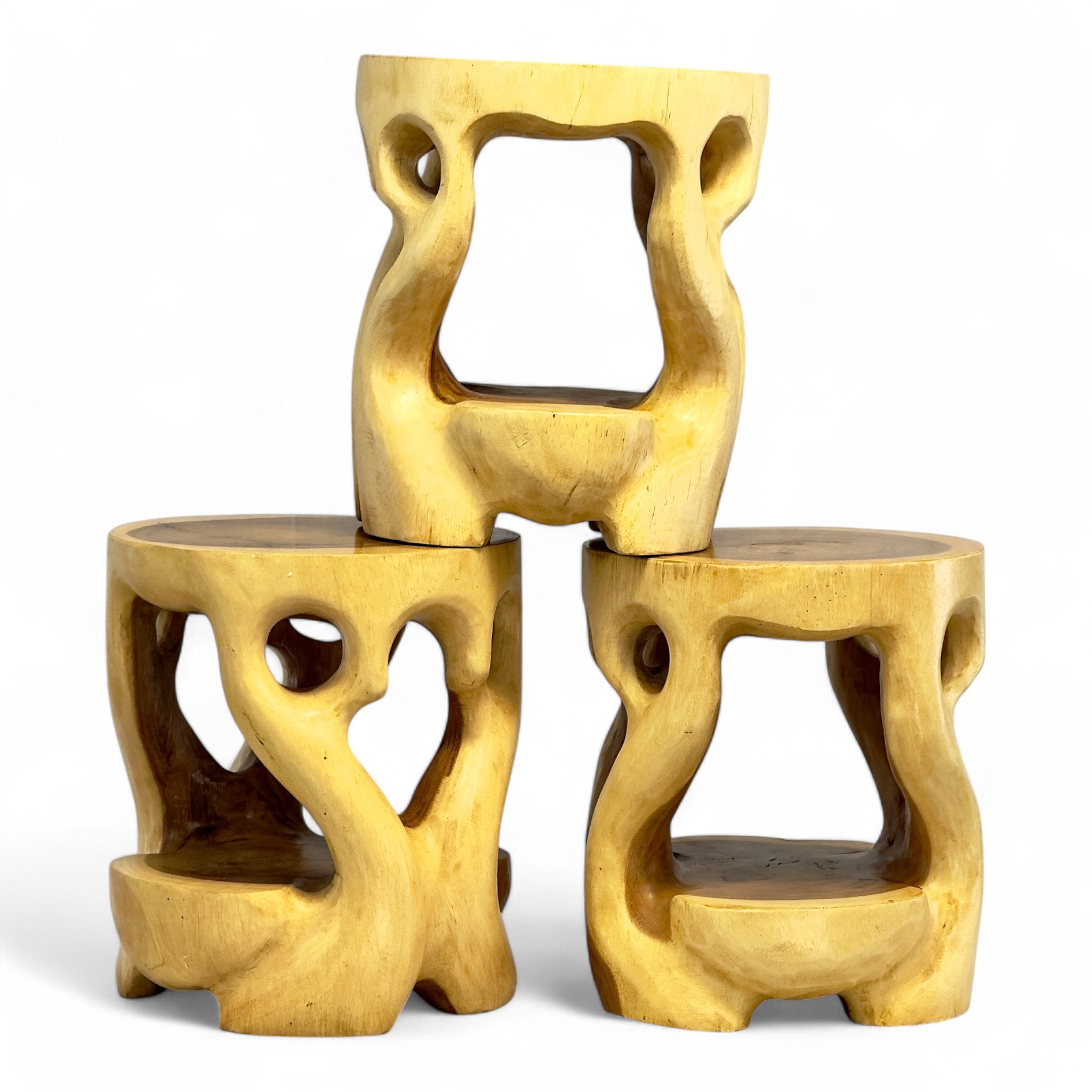 FaHome Beistelltisch Holz Beistelltisch - Hocker, günstig online kaufen