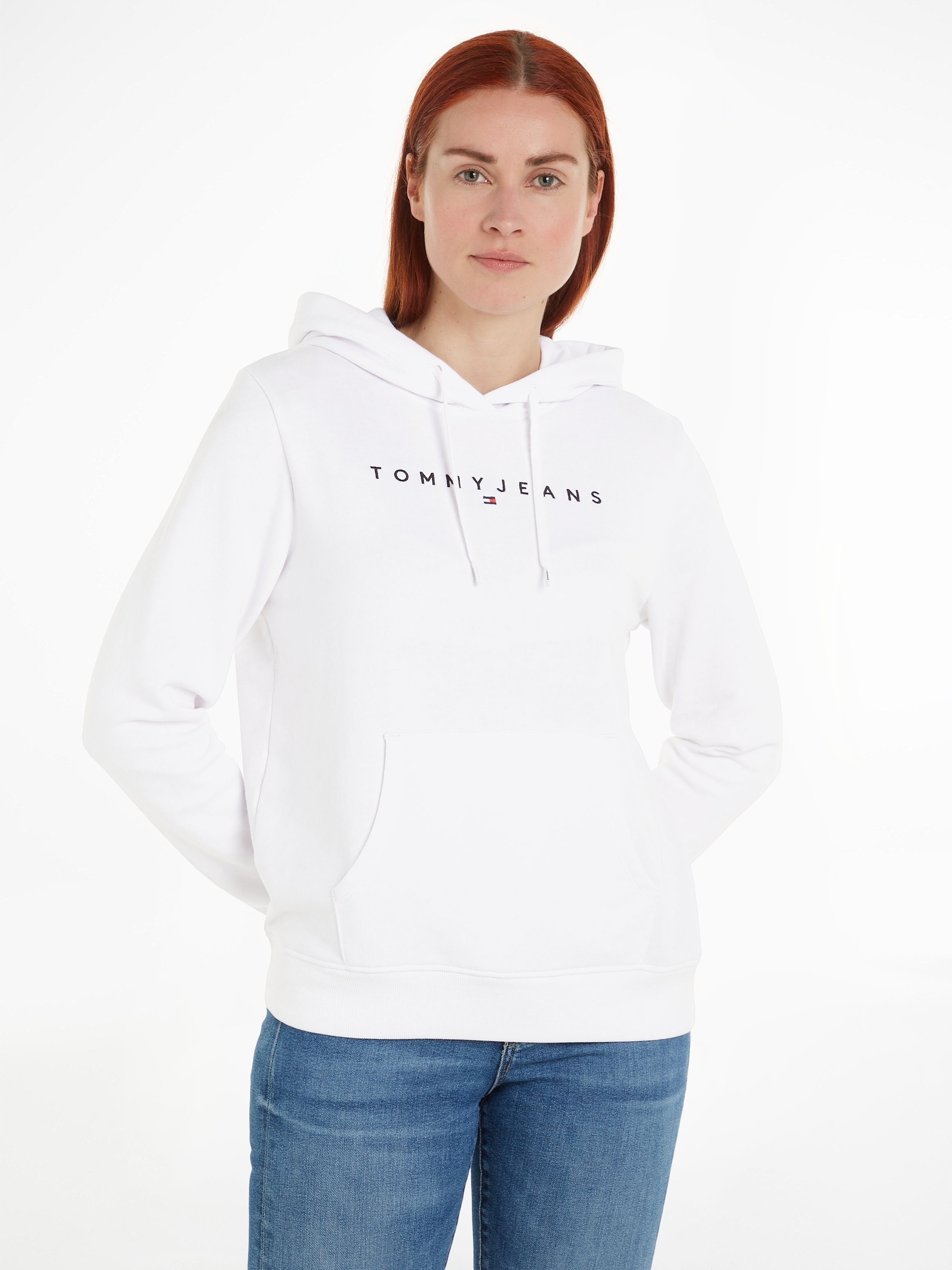 Tommy Jeans Kapuzensweatshirt mit Front-Logoschriftzug