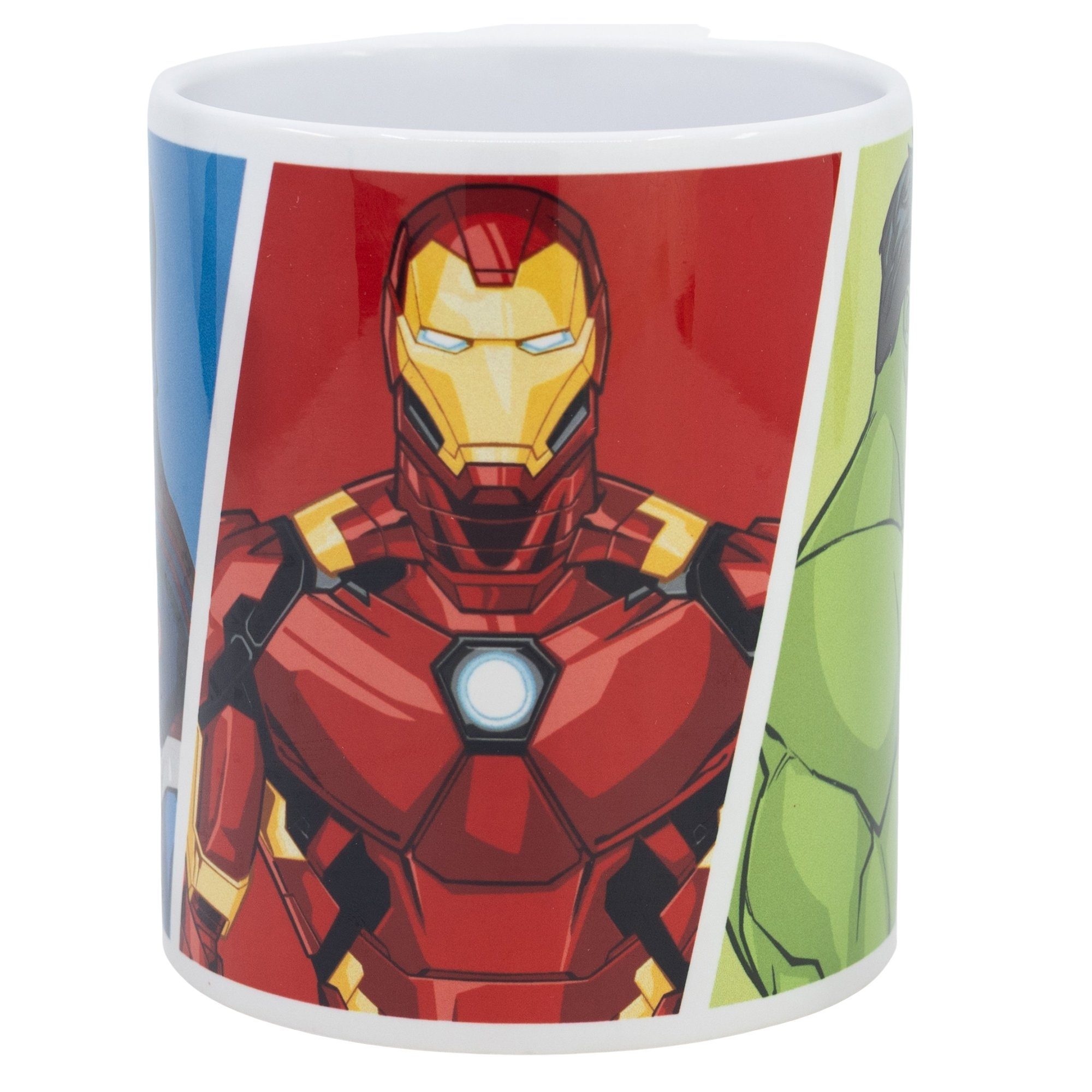 MARVEL Tasse Marvel Avengers Kaffeetasse Teetasse Geschenkidee 330 ml, Keramik