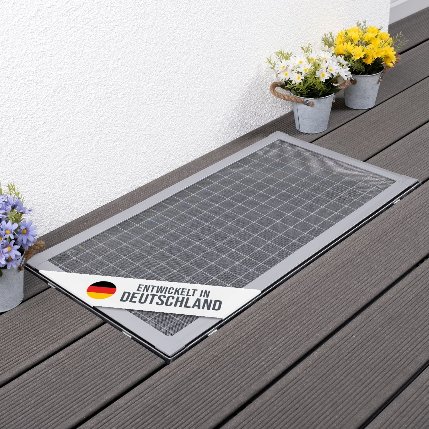 empasa Lichtschachtabdeckung "EXPERT", Kellerschachtabdeckung mit Schnellverschluss - Edelstahl