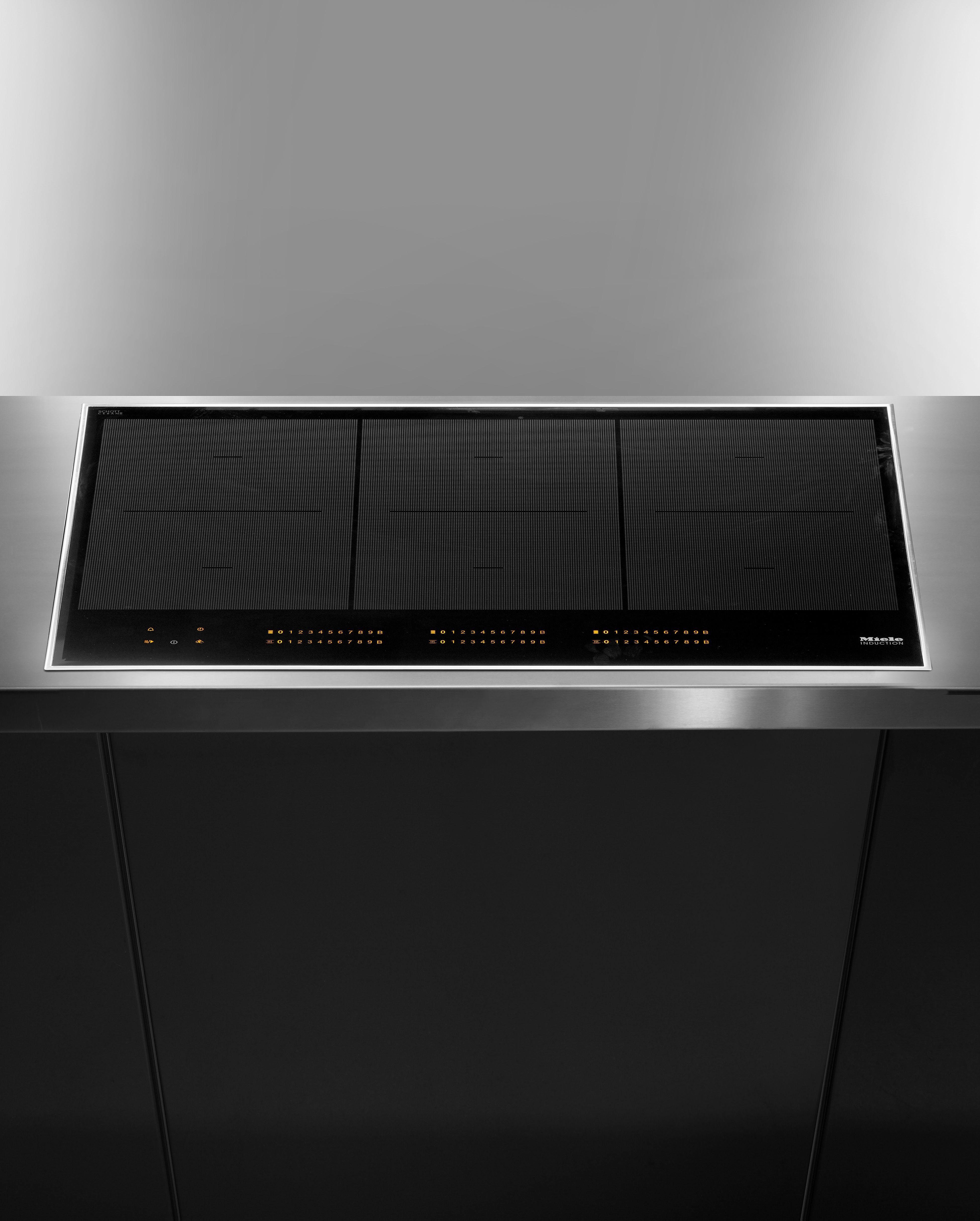 Miele Flex-Induktions-Kochfeld KM 7575 FR, Mit 6 Kochzonen inkl. 3 leistungsstarken PowerFlex-Kochbereichen