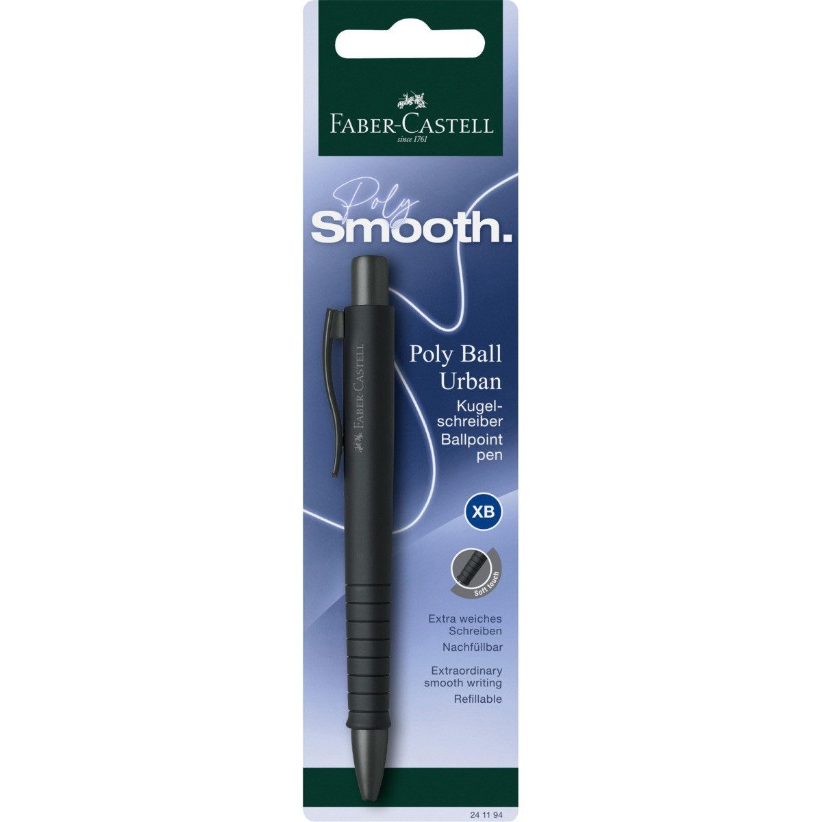 Faber-Castell Kugelschreiber Faber Castell Stift Ballpoint Pen Kugelschreiber Poly Ball Urban XB Farblich sortiert, (Einzel) – Bild 2 von 5