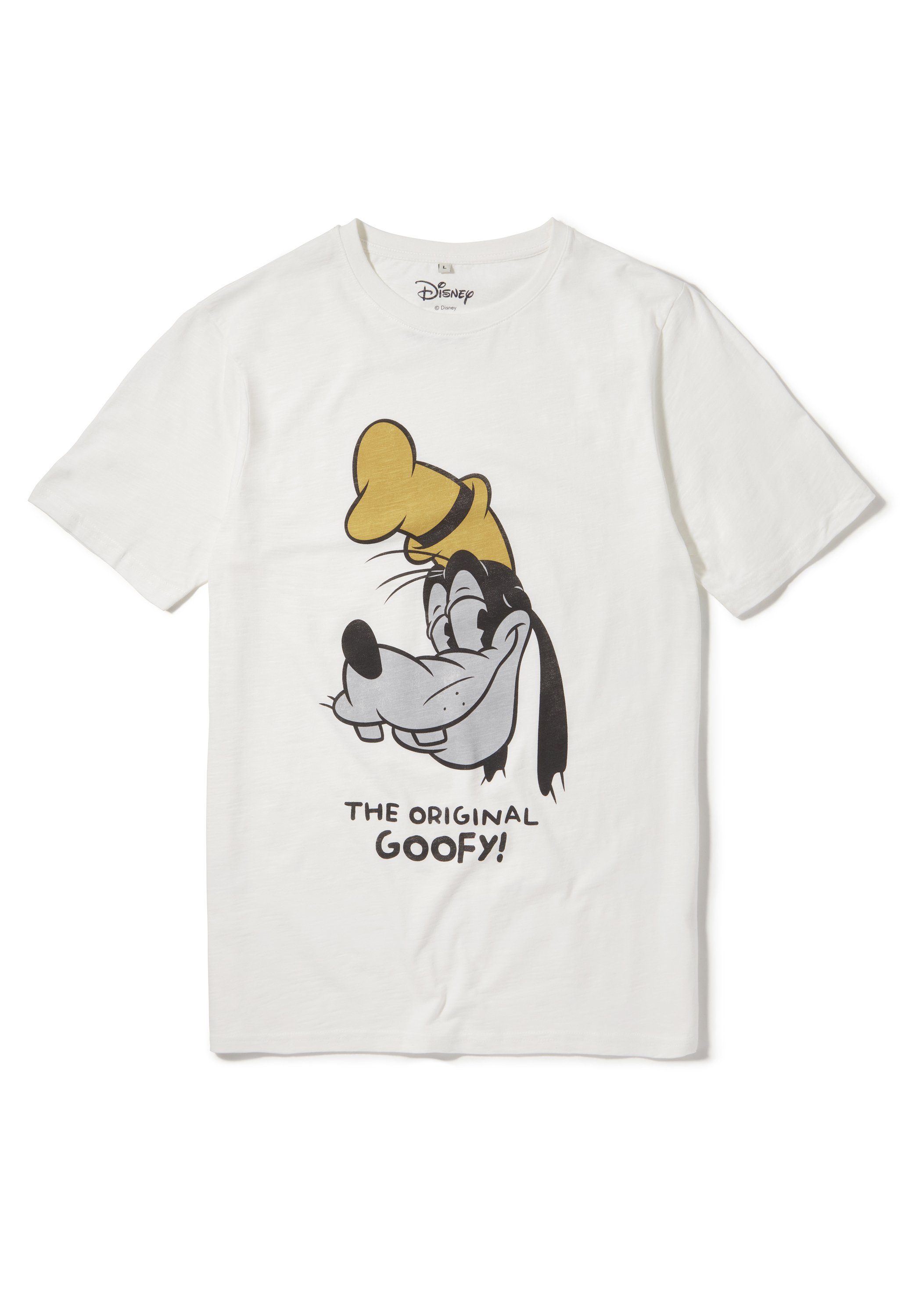 Recovered T-Shirt Disney Goofy The Original Goof GOTS zertifizierte Bio-Baumwolle