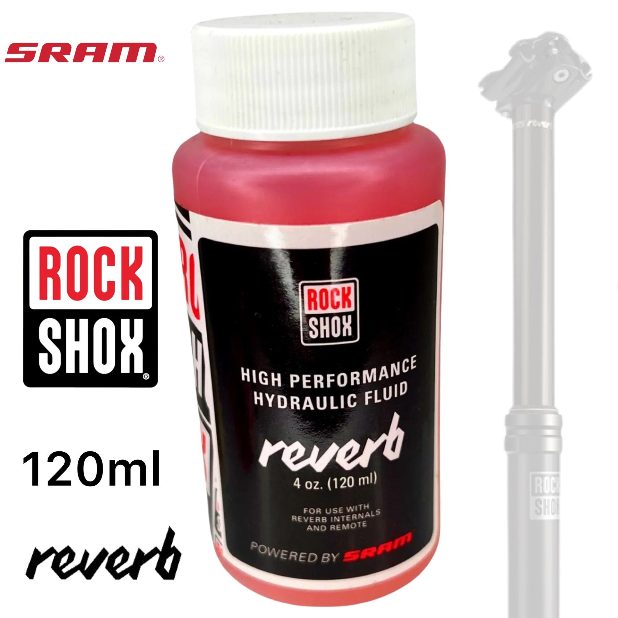 Rock 11.4315.021.070 Shox, Reverb RockShox Öl Fahrrad-Montageständer 120ml, Hydraulik Sattelstützen