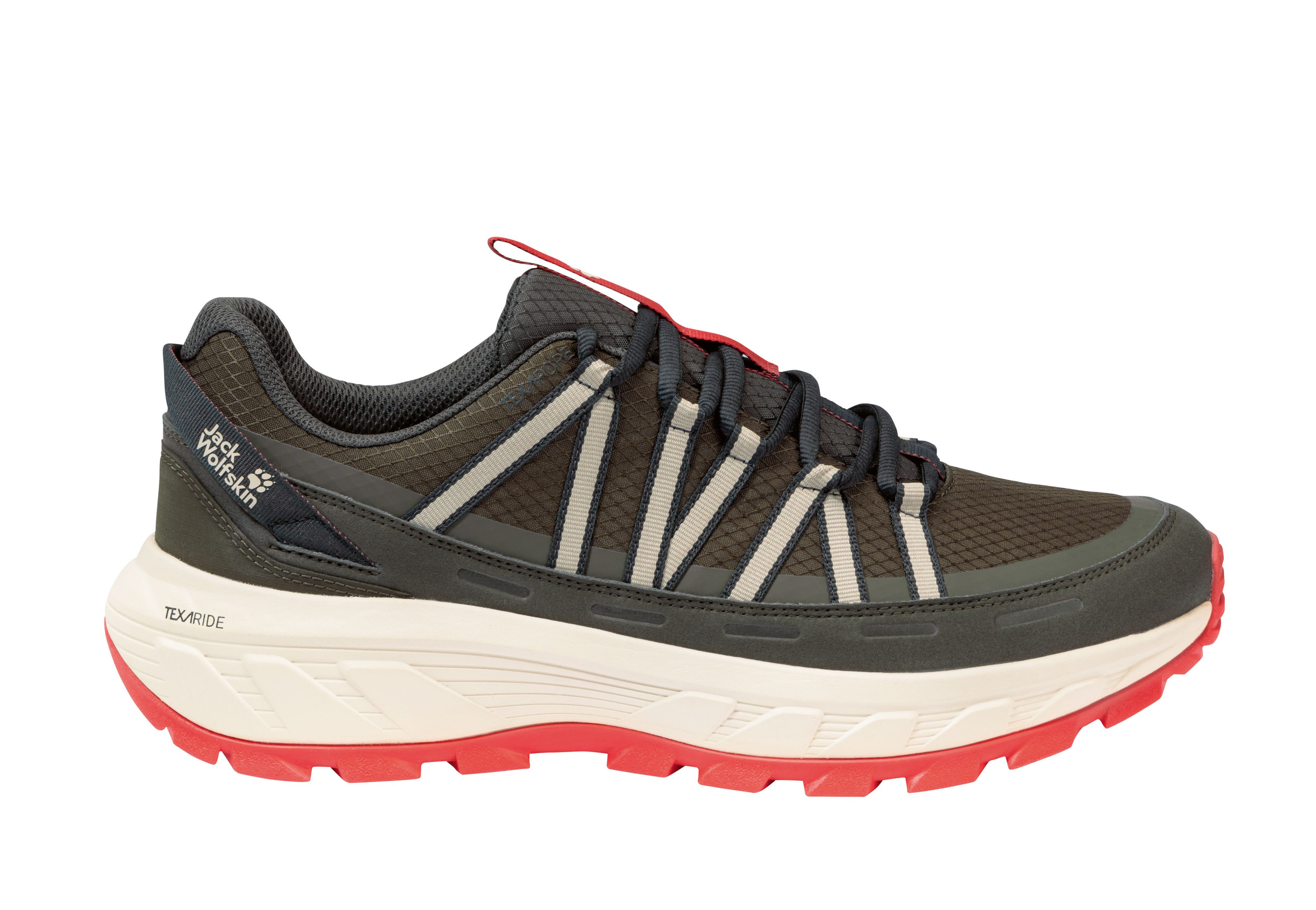 Jack Wolfskin WILD HIKE TEXAPORE LOW M Wanderschuh Outdoorschuh, Trekkingschuh, wasserdicht