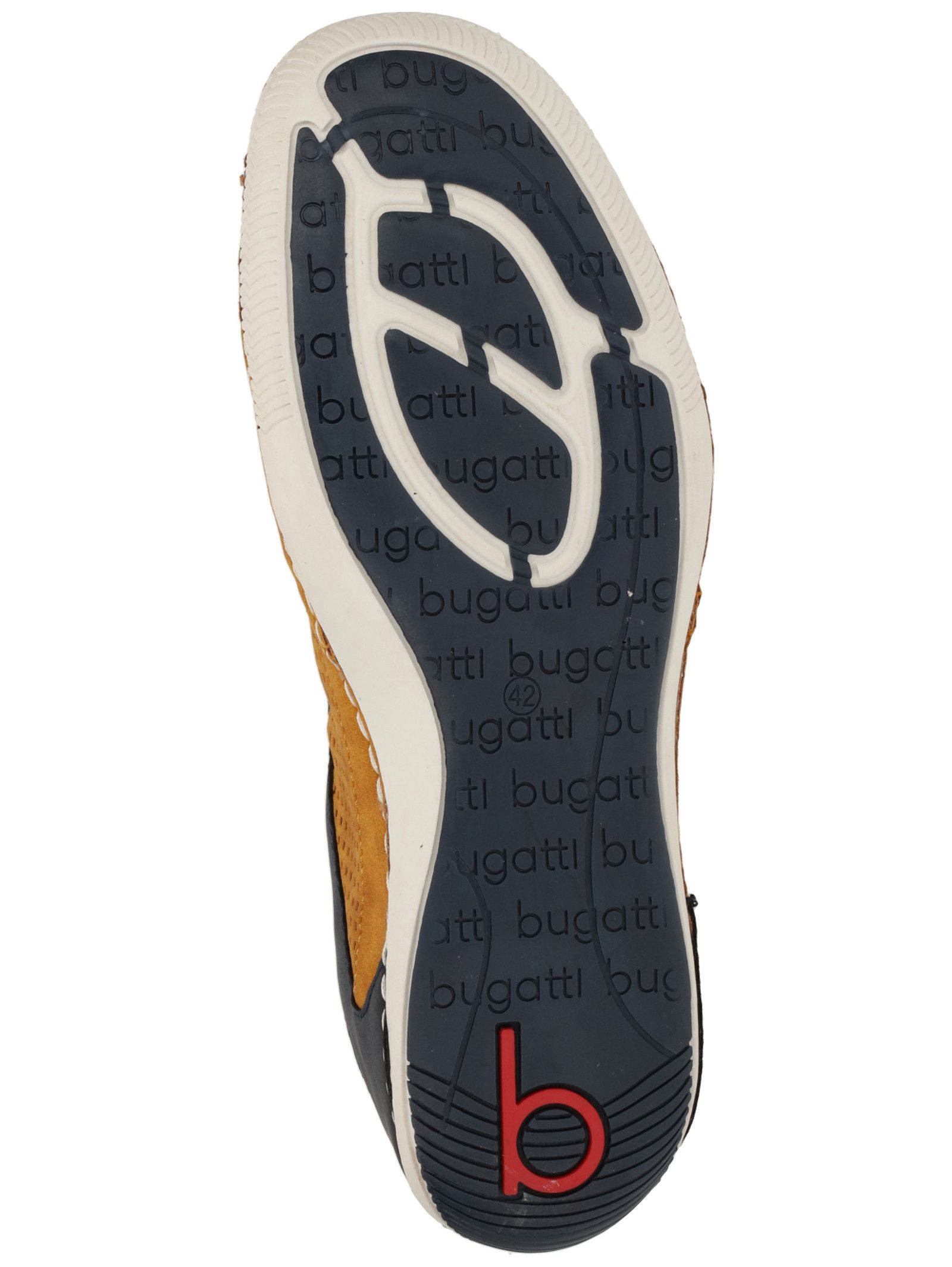 bugatti Halbschuhe Leder . Schnürschuh