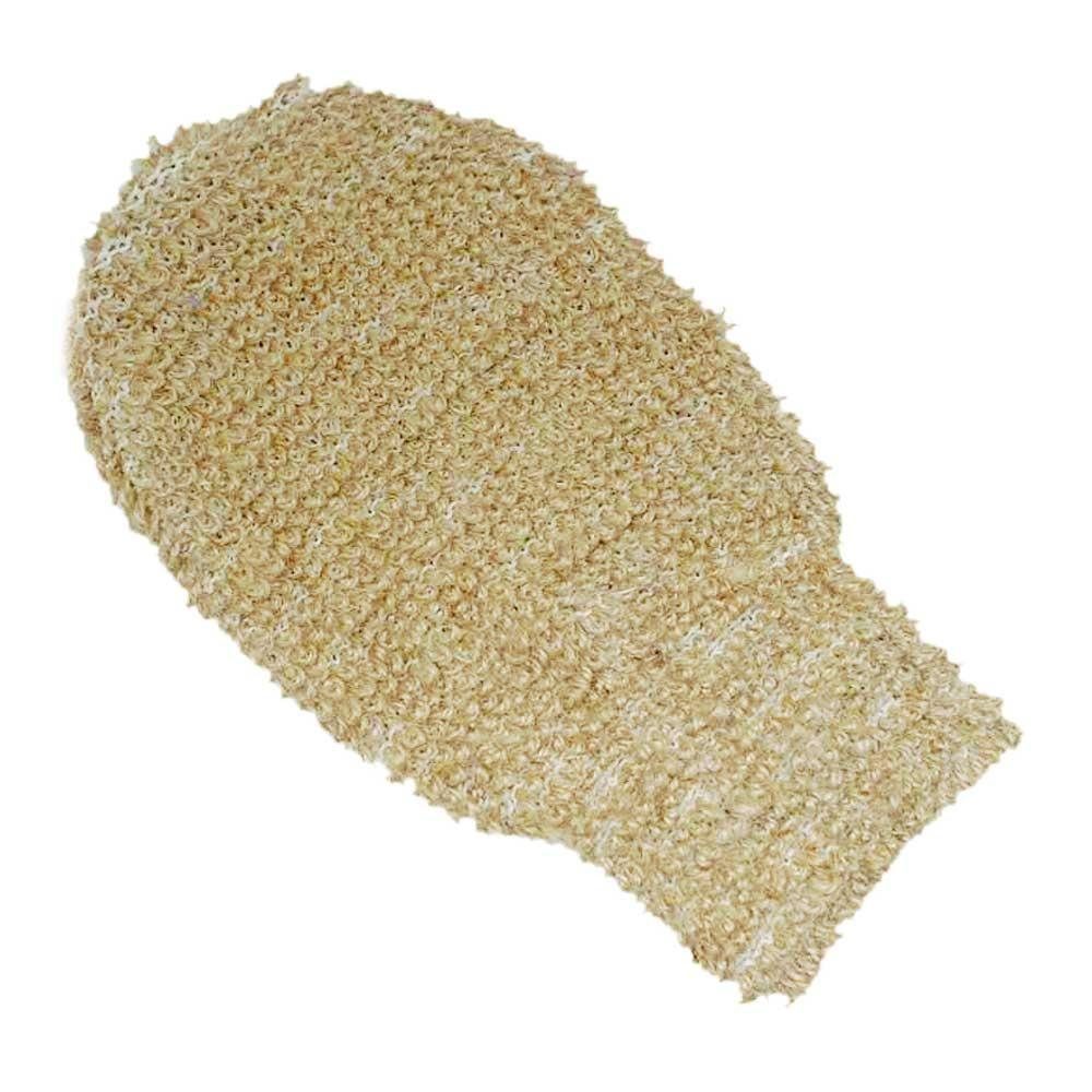 Kost Kamm Haarkamm Massagehandschuh Flachsstrick, Orange, Stk