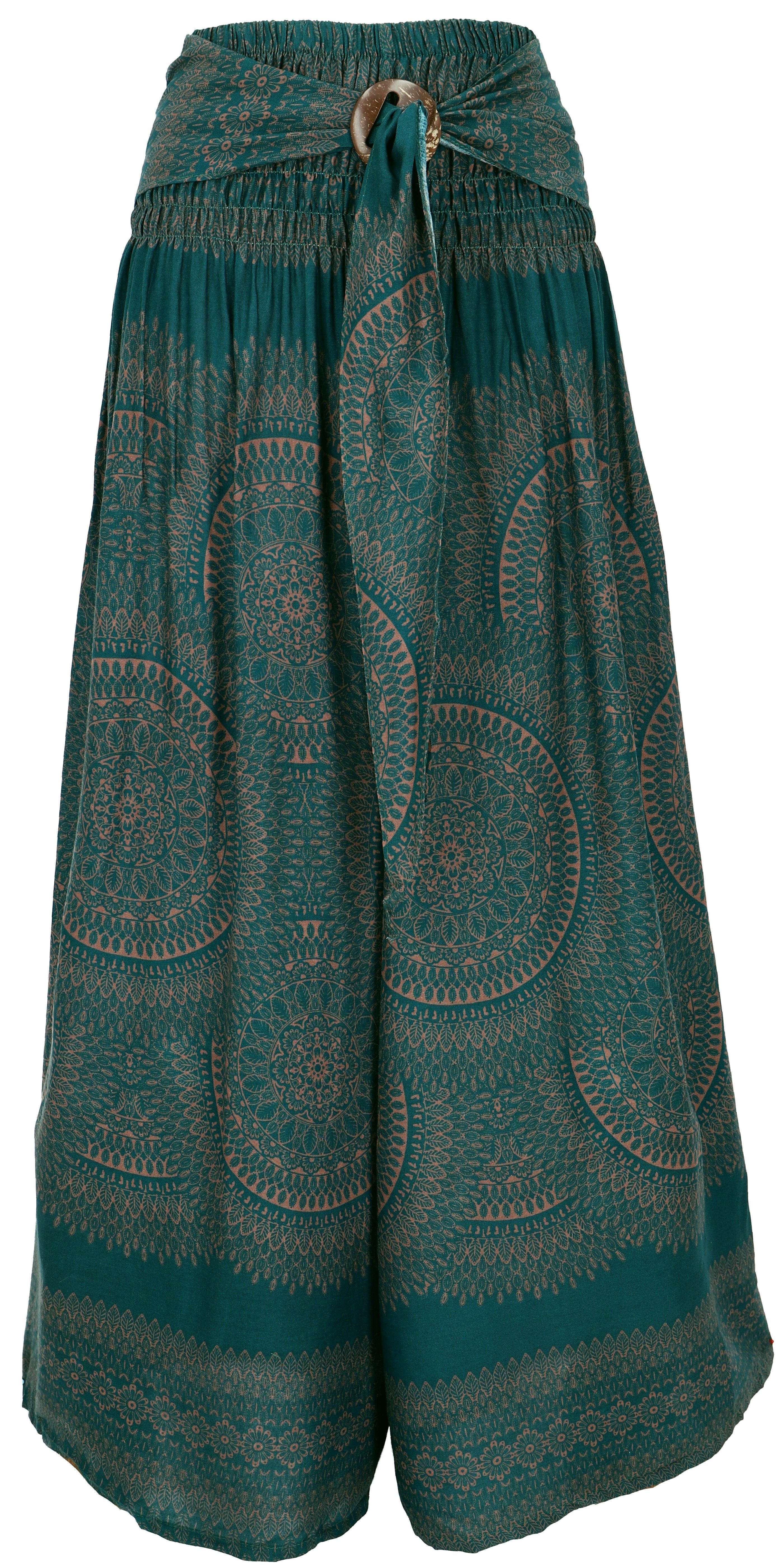 Guru-Shop Relaxhose Palazzohose, Hosenrock, Schlaghose, Sommerhose,.. alternative Bekleidung