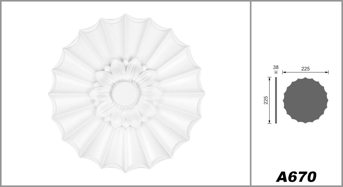 Grand Decor Wanddekoobjekt A670 (Ornament aus günstig online kaufen