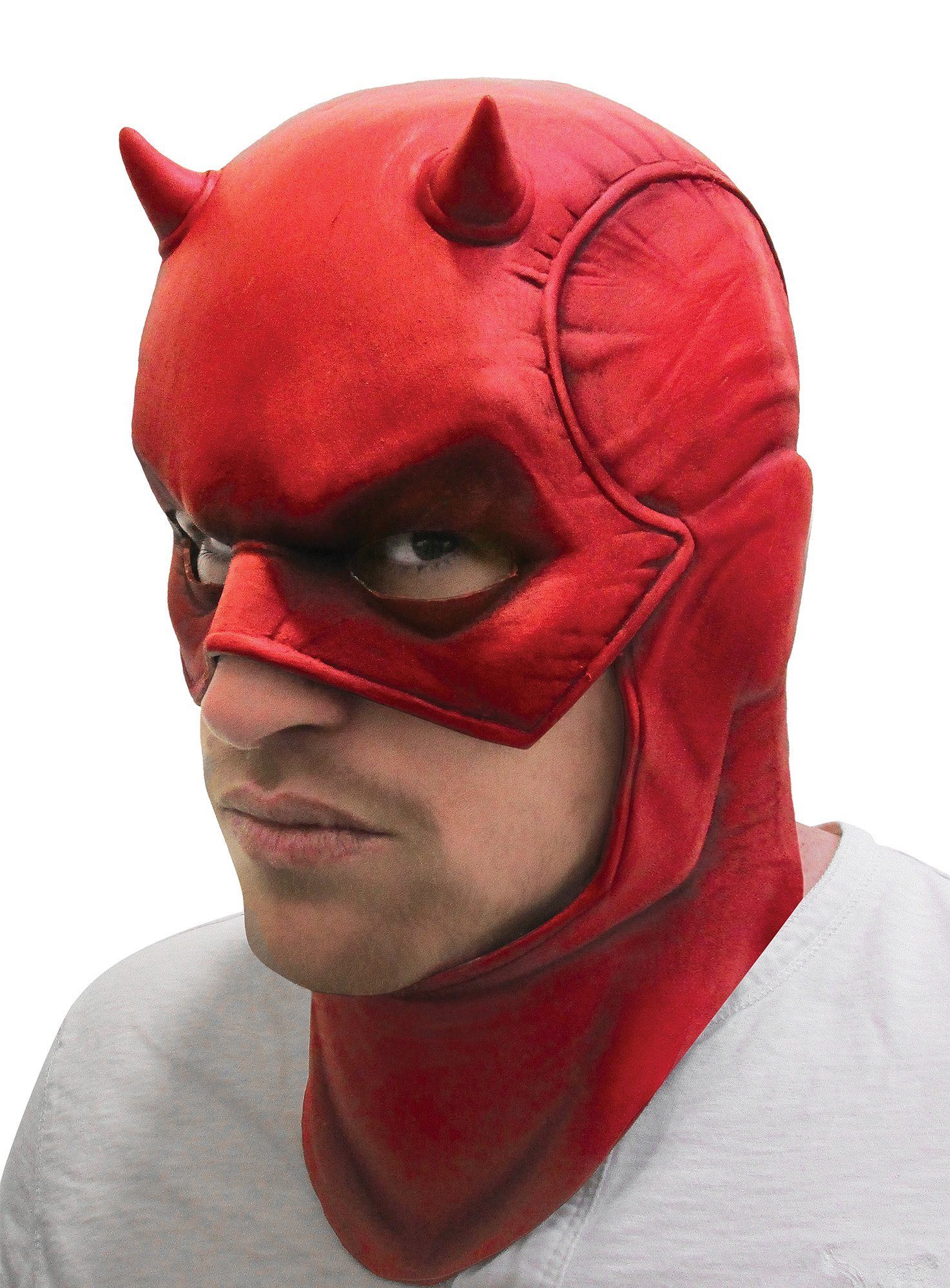Rubie´s Verkleidungsmaske Marvel - Daredevil Maske, Authentisch wirkende Teufelsmaske aus Latex