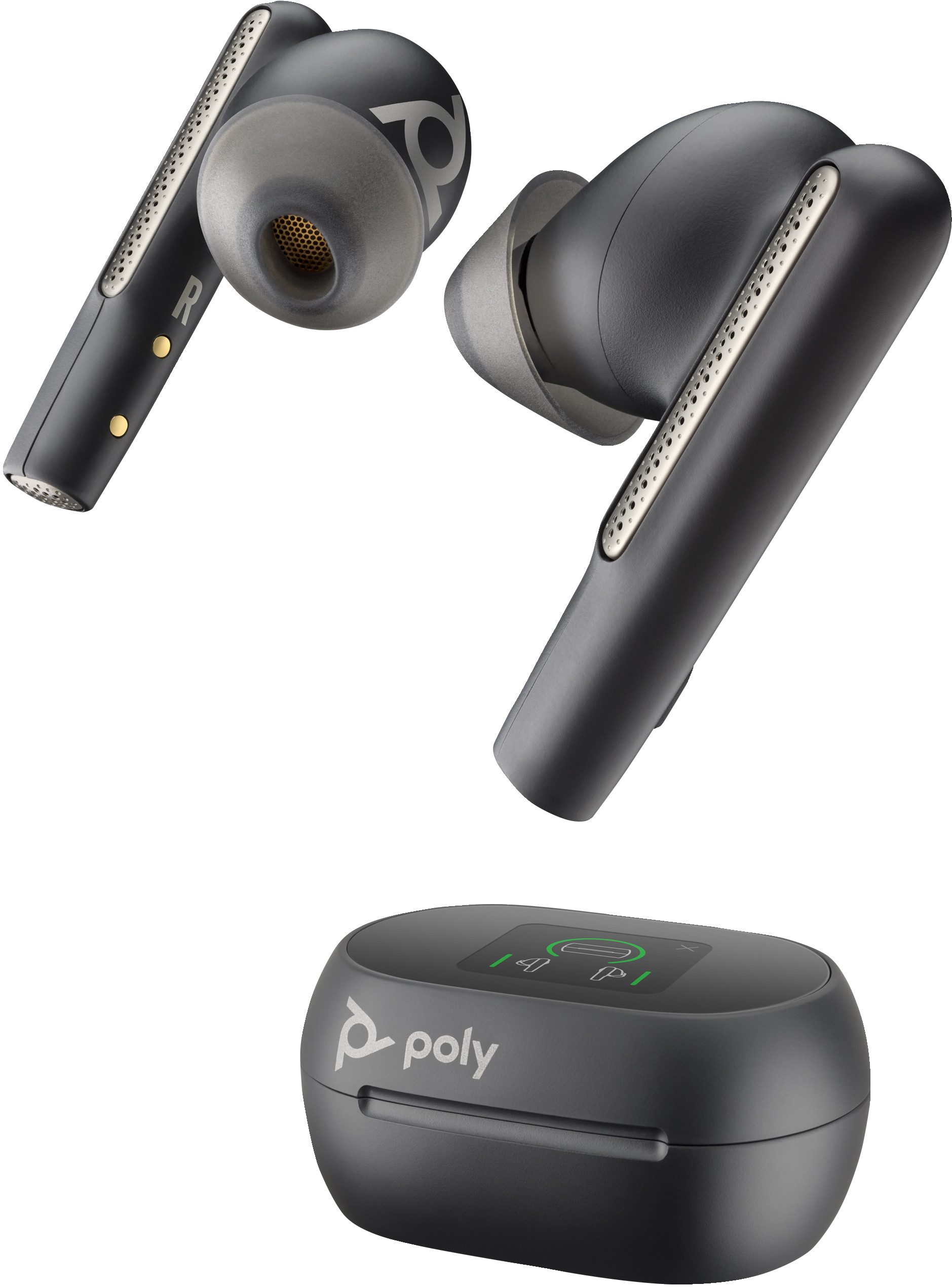 Polycom Poly Bluetooth Headset Voyager Free 60+ UC Teams U wireless In-Ear-Kopfhörer