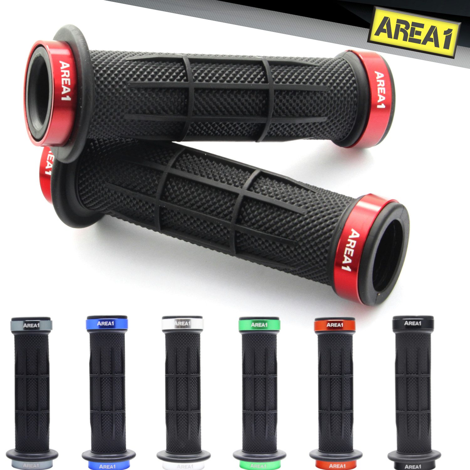 Area1 Griff Motorrad Motorroller Lenkergriffe 22/24-25mm