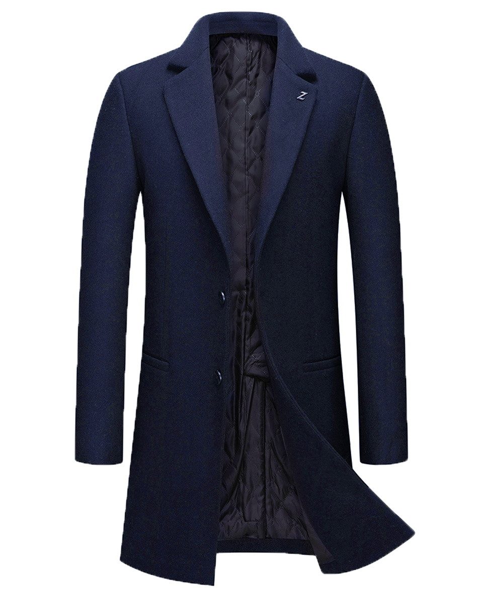 Allthemen Kurzmantel Herren Wollmix Mantel mit günstig online kaufen