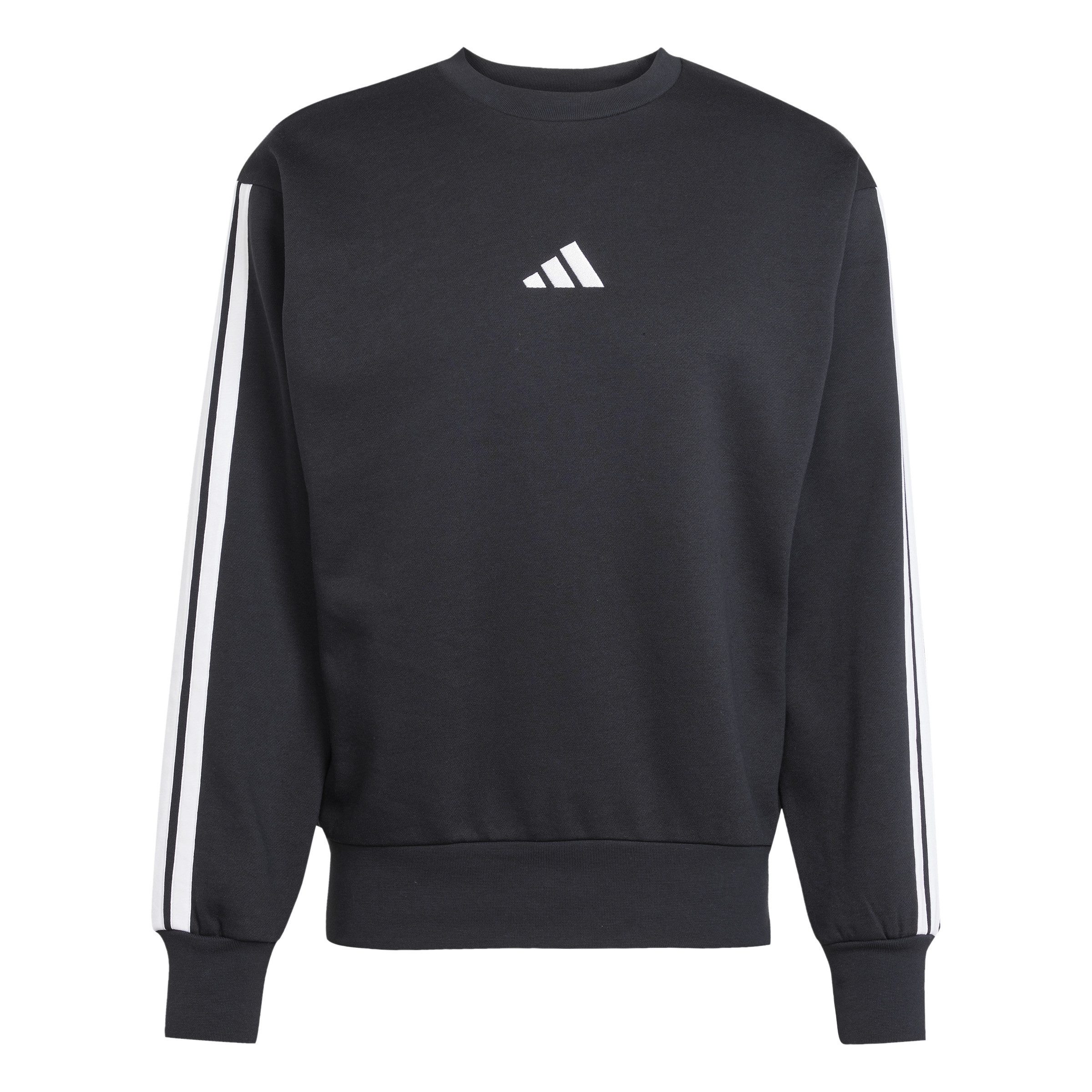 adidas Sportswear Sweatshirt M 3S FL SWT BLACK/WHITE günstig online kaufen