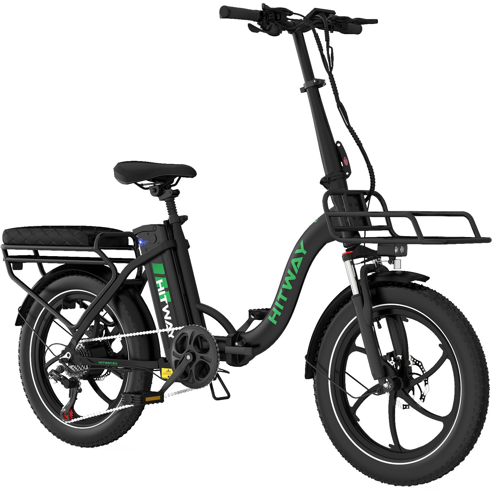 E-Bike Pedelec 20*3,0 zoll Elektrofahrrad Pedelec mit 36V15,6Ah Akku