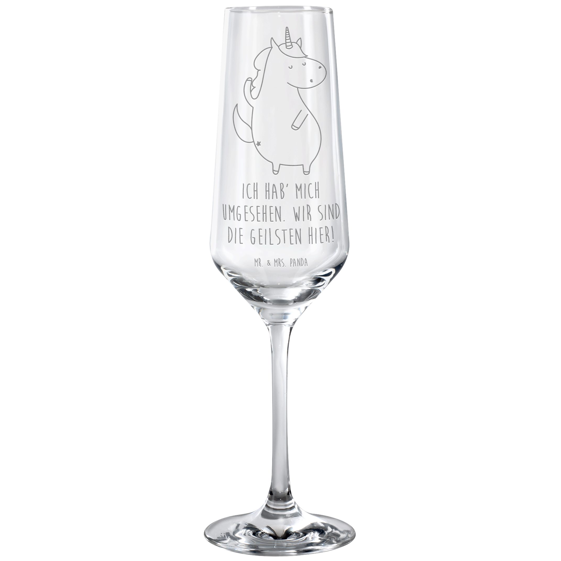 Leonardo Einhorn Sektglas – Mit Personalisierbarer Gravur, 190 Ml, Spülmaschinengeeignet, Perfekt Als Geschenk