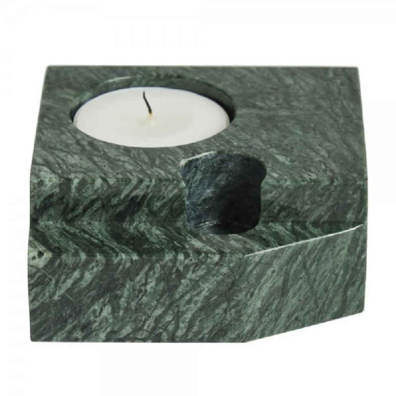 Woud Kerzenhalter Kerzenhalter Je De Dés 3 Marmor Grün (7x5x6 cm)