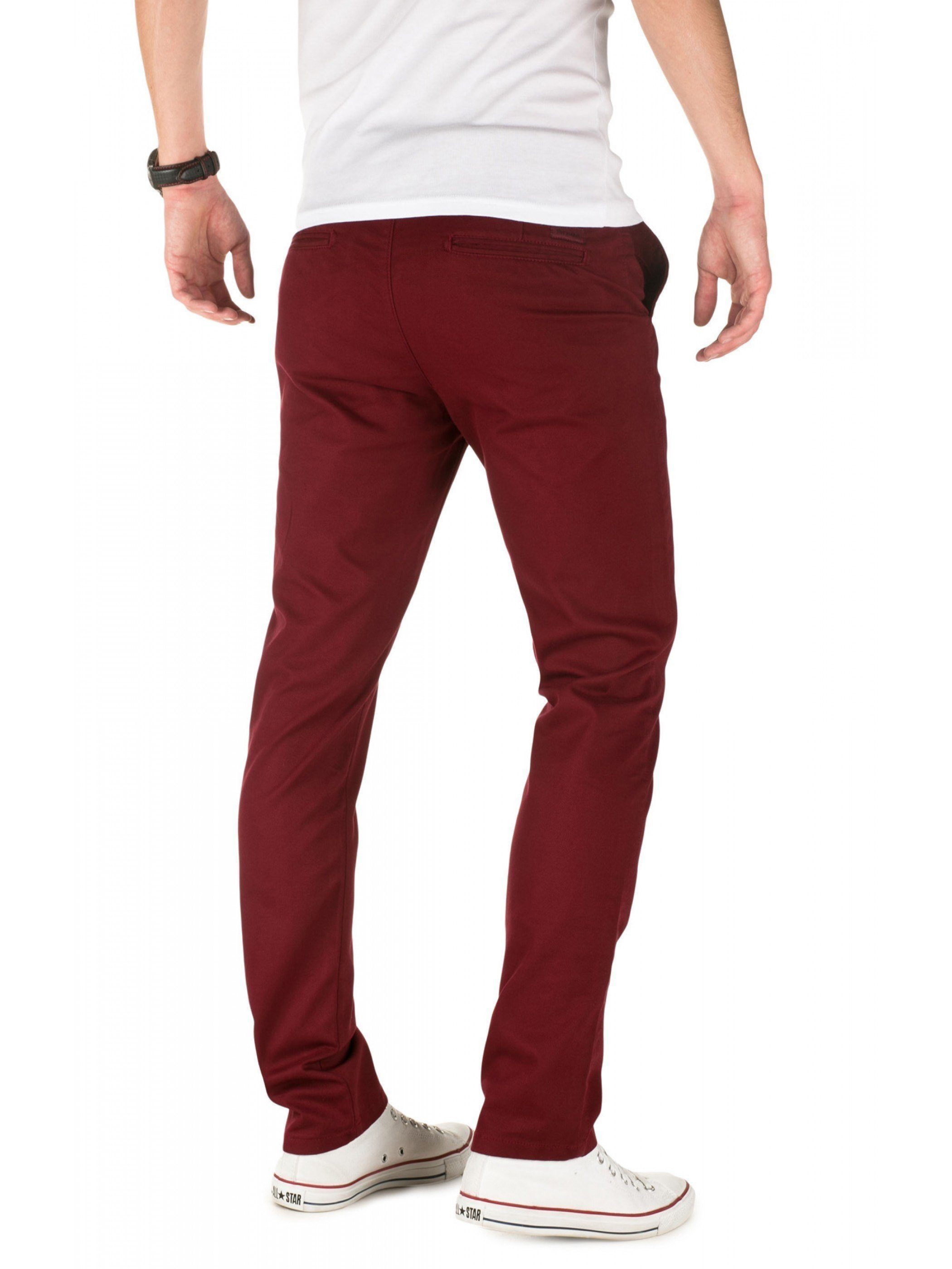 Chinohose Pittman Chino Titibu Rot 191725) Pants (tawny port