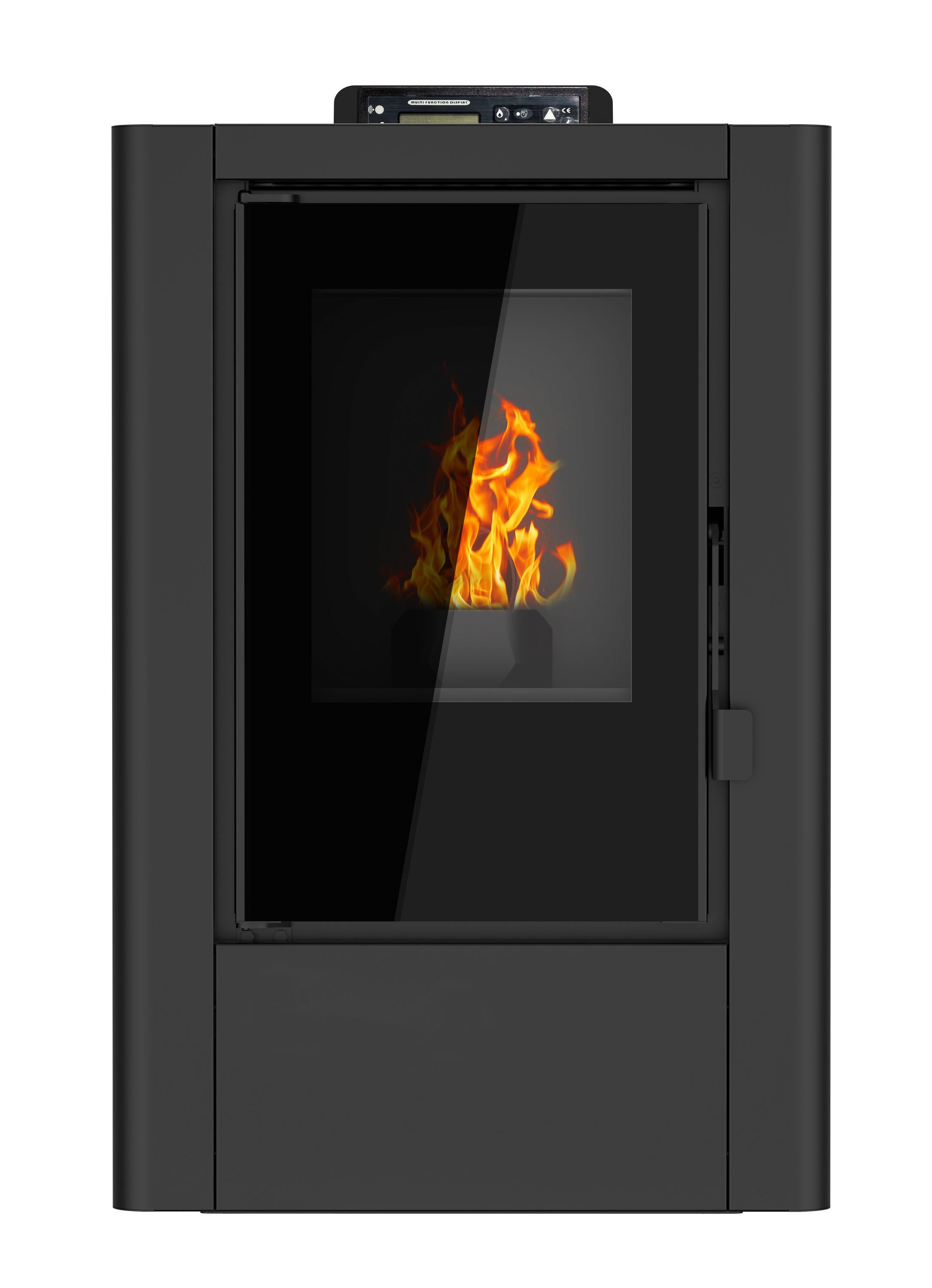 NEMAXX Pelletofen P6Mi Schwarz 6kW – Raumheizung bis 120m³ – automatische R günstig online kaufen