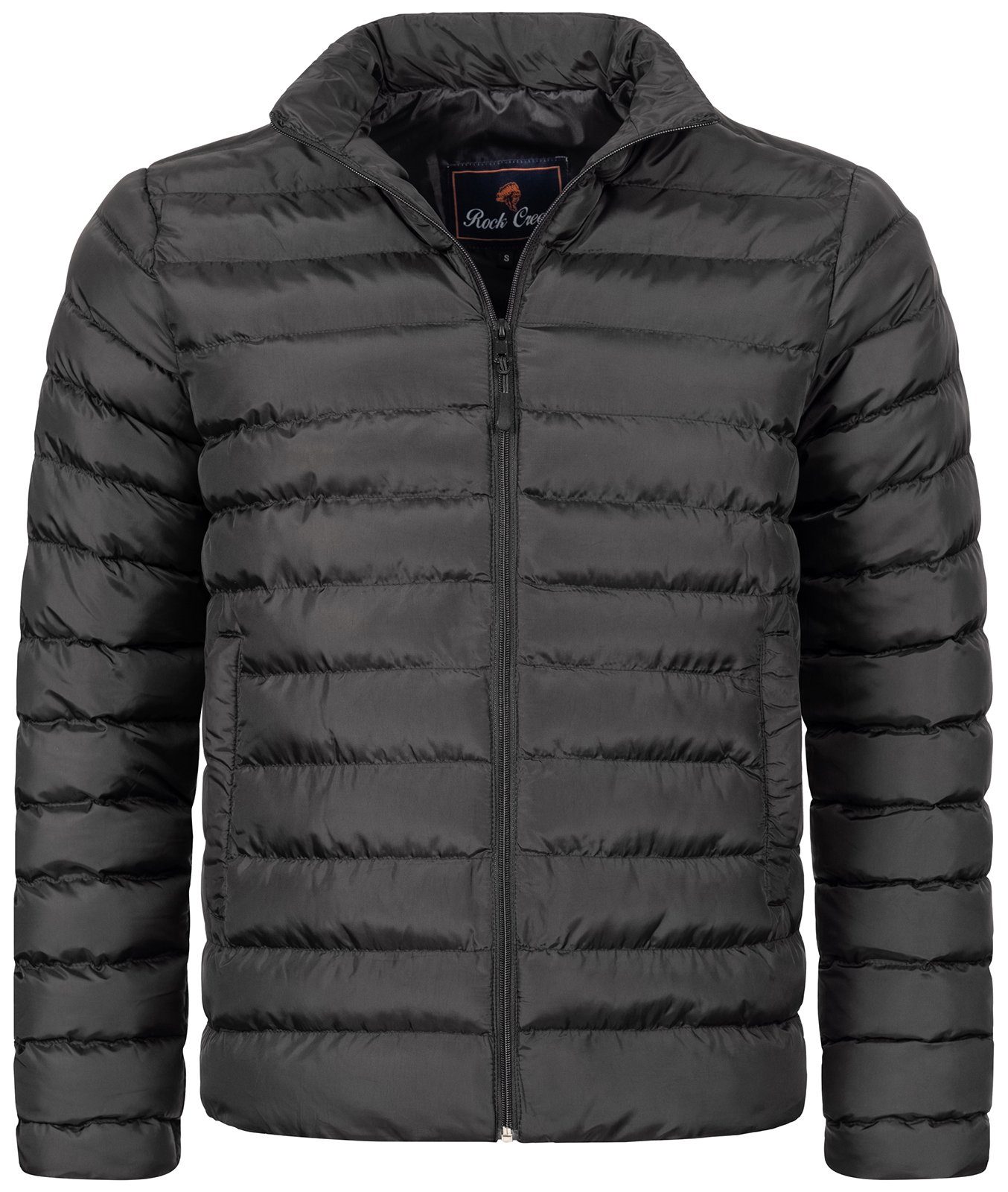 Rock Schwarz Steppjacke Steppjacke Herren Creek H-320