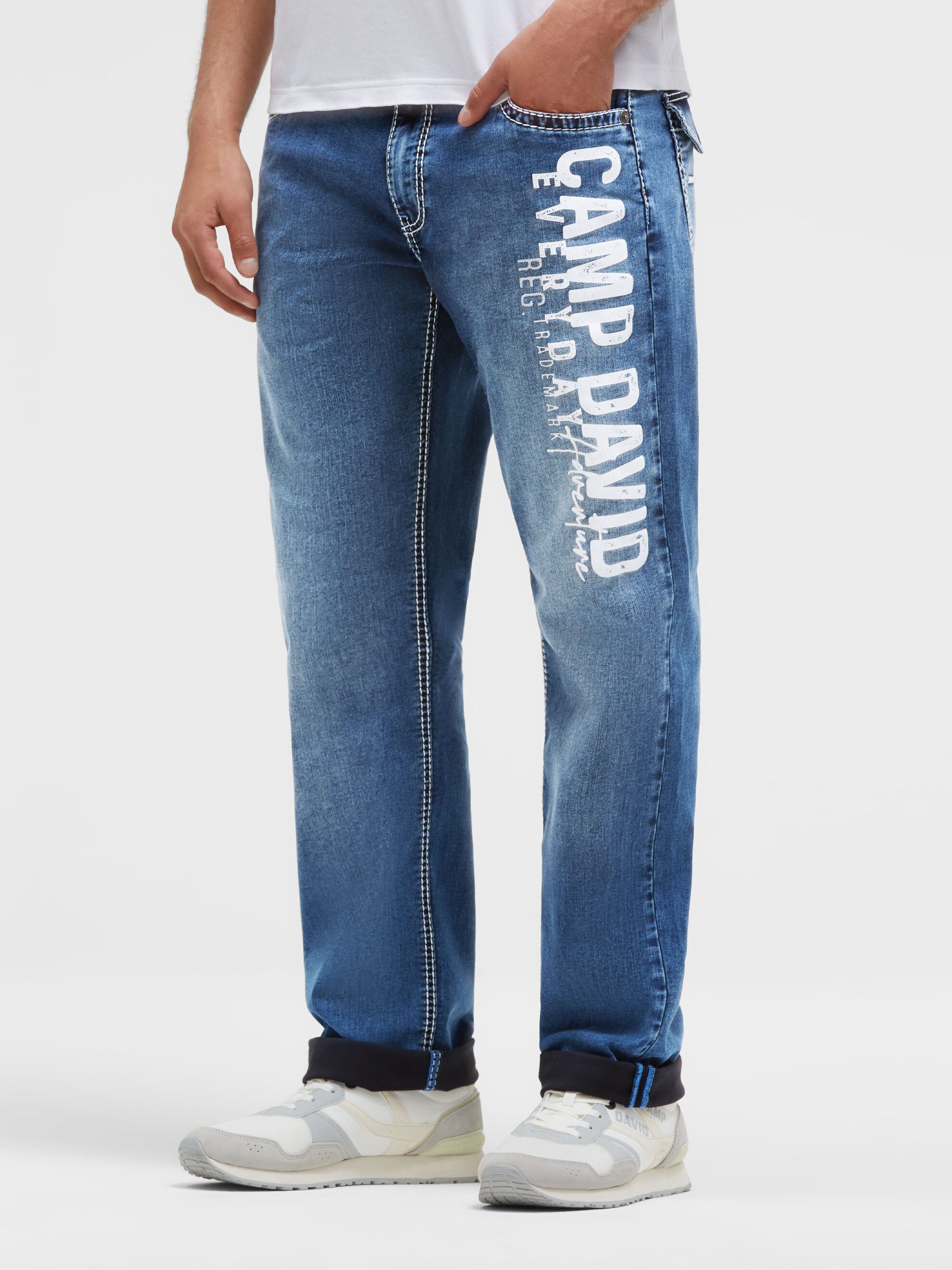CAMP DAVID Comfort-fit-Jeans mit normaler Leibhöhe