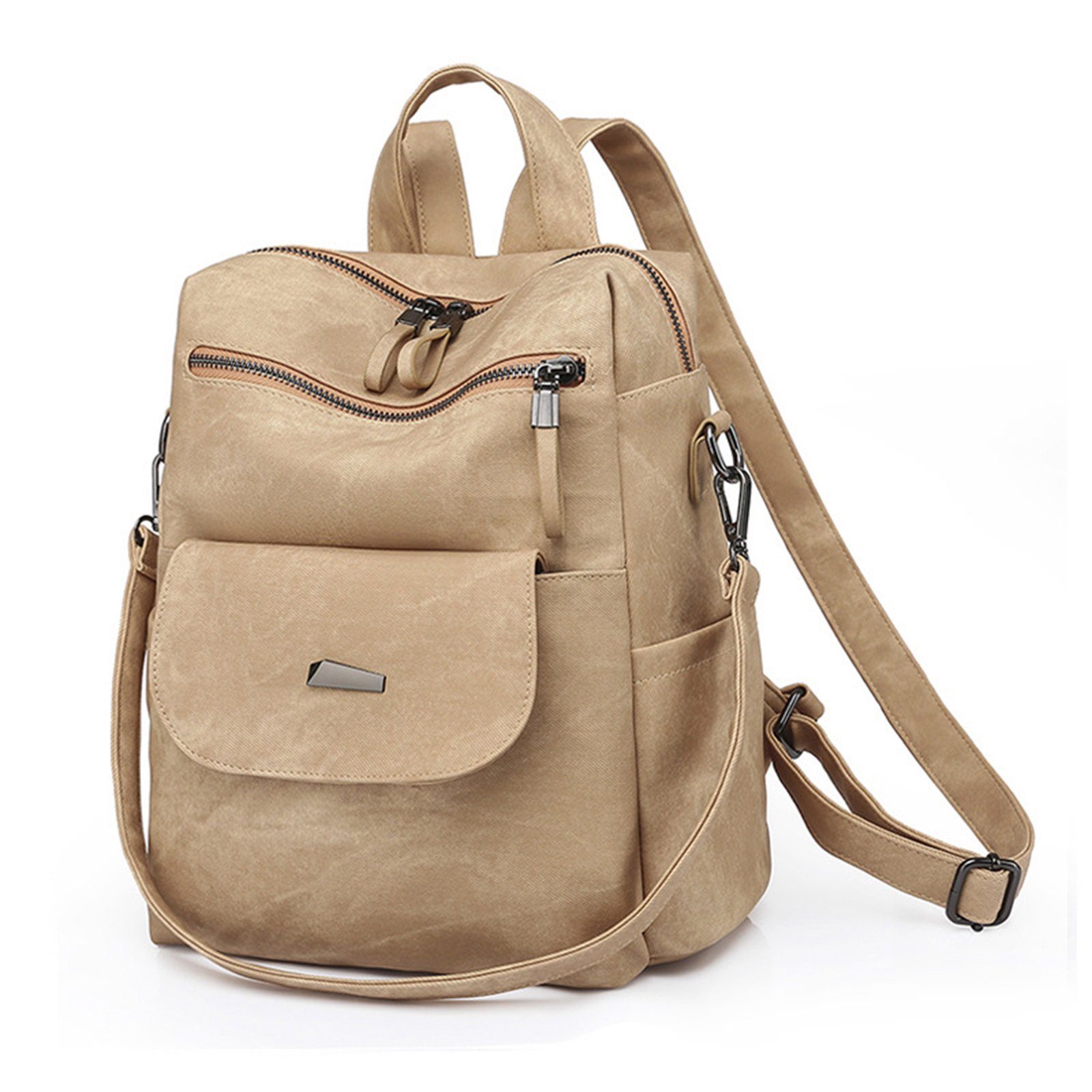 OKWISH Rucksack Laptoprucksack Schulrucksack Lederrucksack Reiserucksack günstig online kaufen