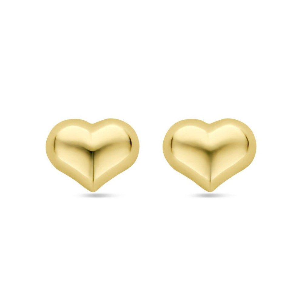 Paar Ohrstecker 585er Gelbgold Ohrstecker Herz