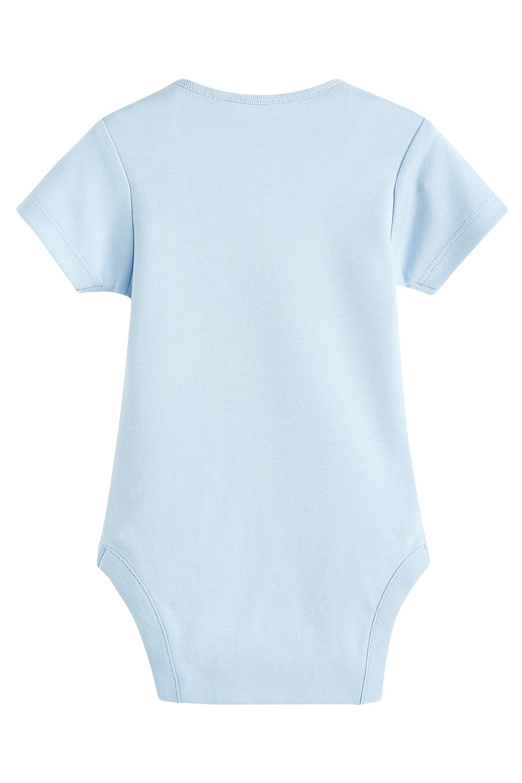 Next Kurzarmbody Einfarbige Babybodys im 10er-Pack (10-tlg)