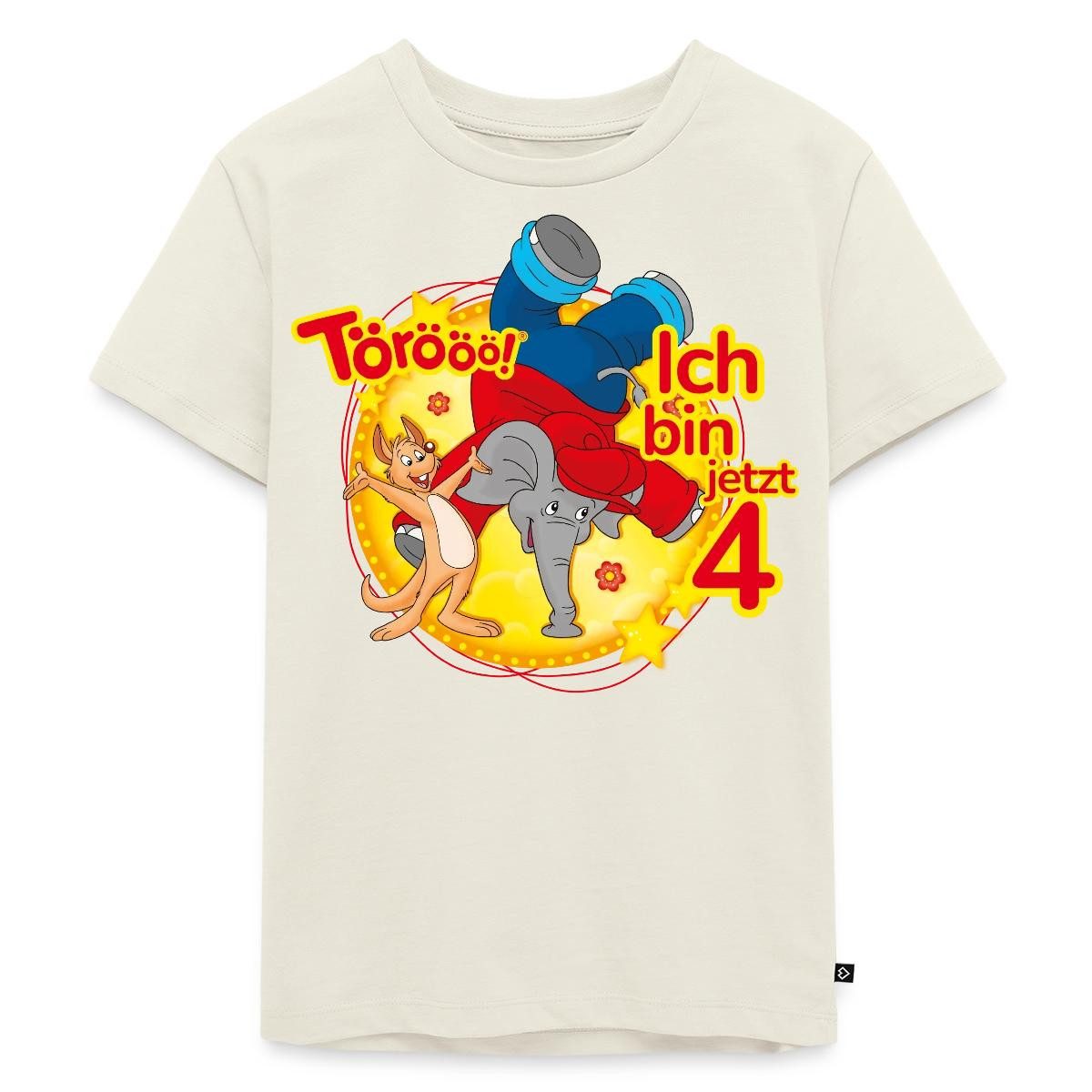 Spreadshirt T-Shirt Benjamin Blümchen Ich Bin Jetzt 4 Kinder Premium T-Shirt (1-tlg)