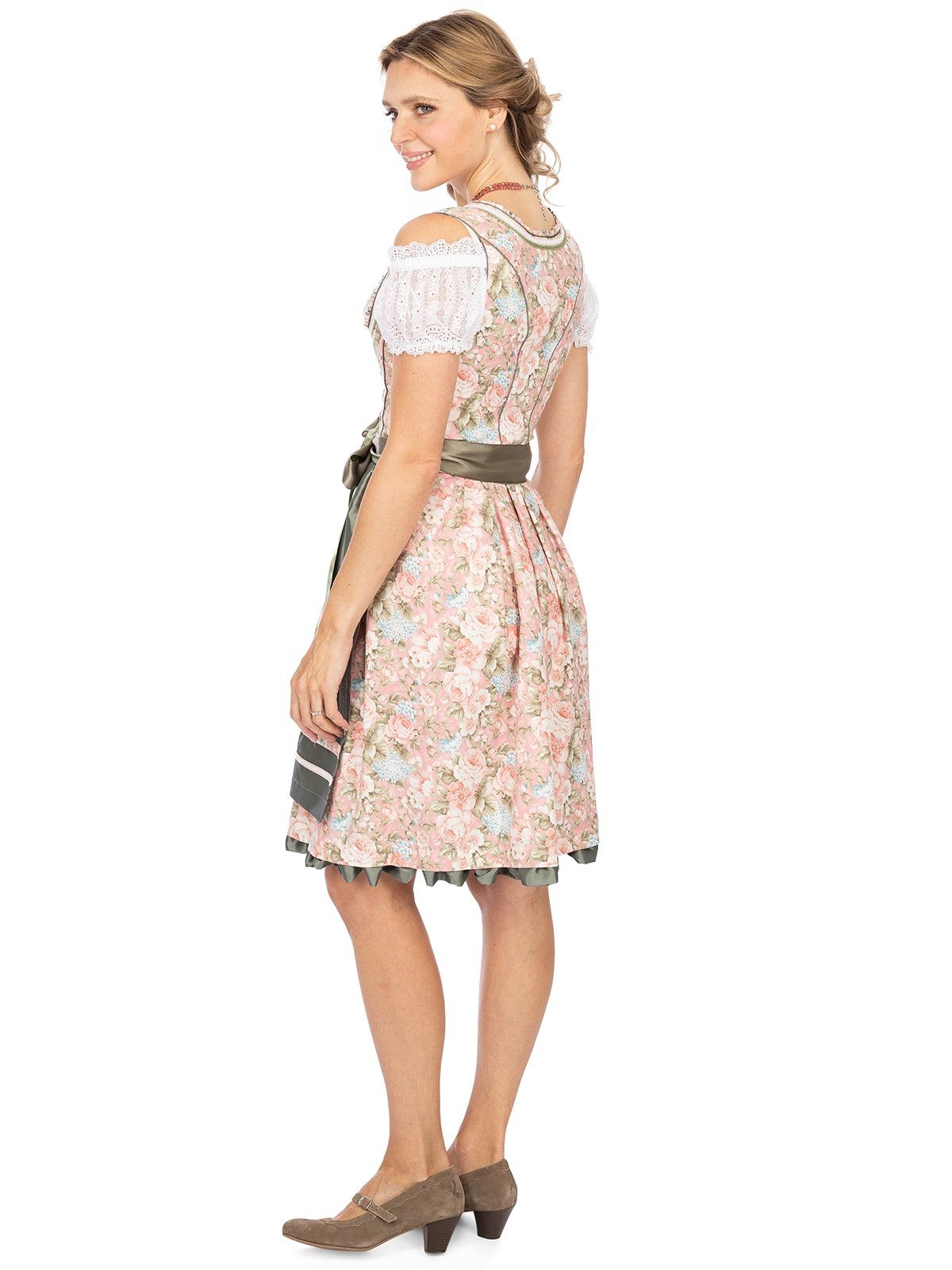 55 apricot MarJo cm Dirndl 2tlg. Dirndl grün MADALENA Mini