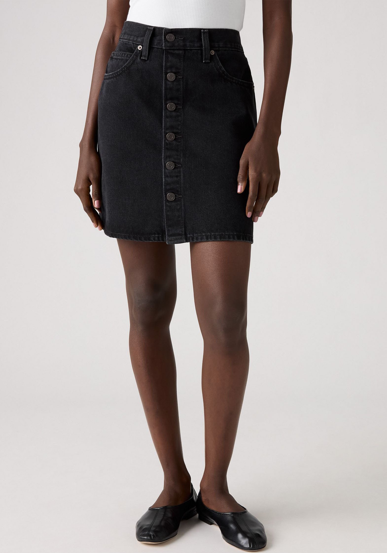 Levi's® Jeansrock RETRO BUTTON FRON leicht ausgestellt günstig online kaufen